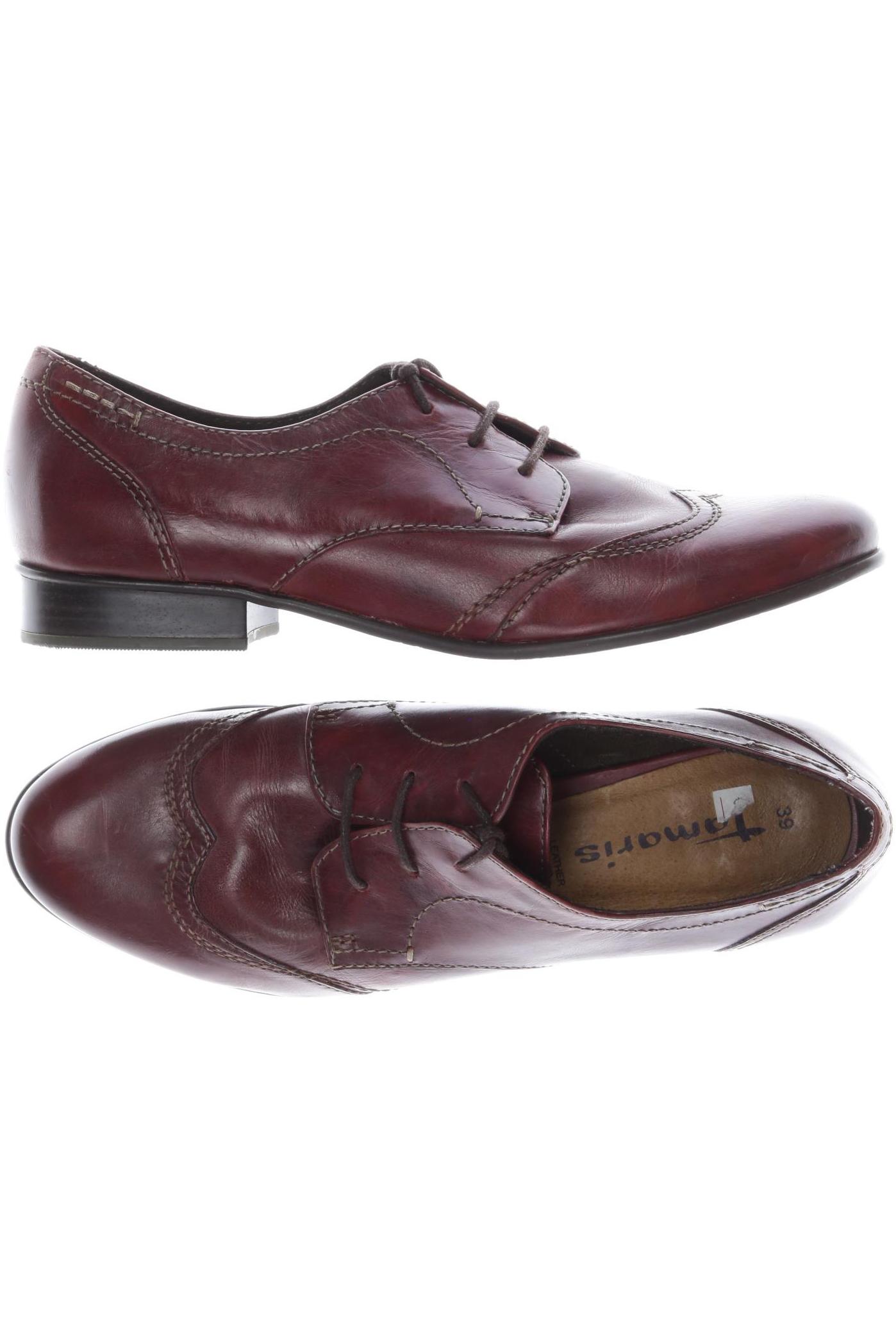 

Tamaris Damen Halbschuh, bordeaux, Gr. 39