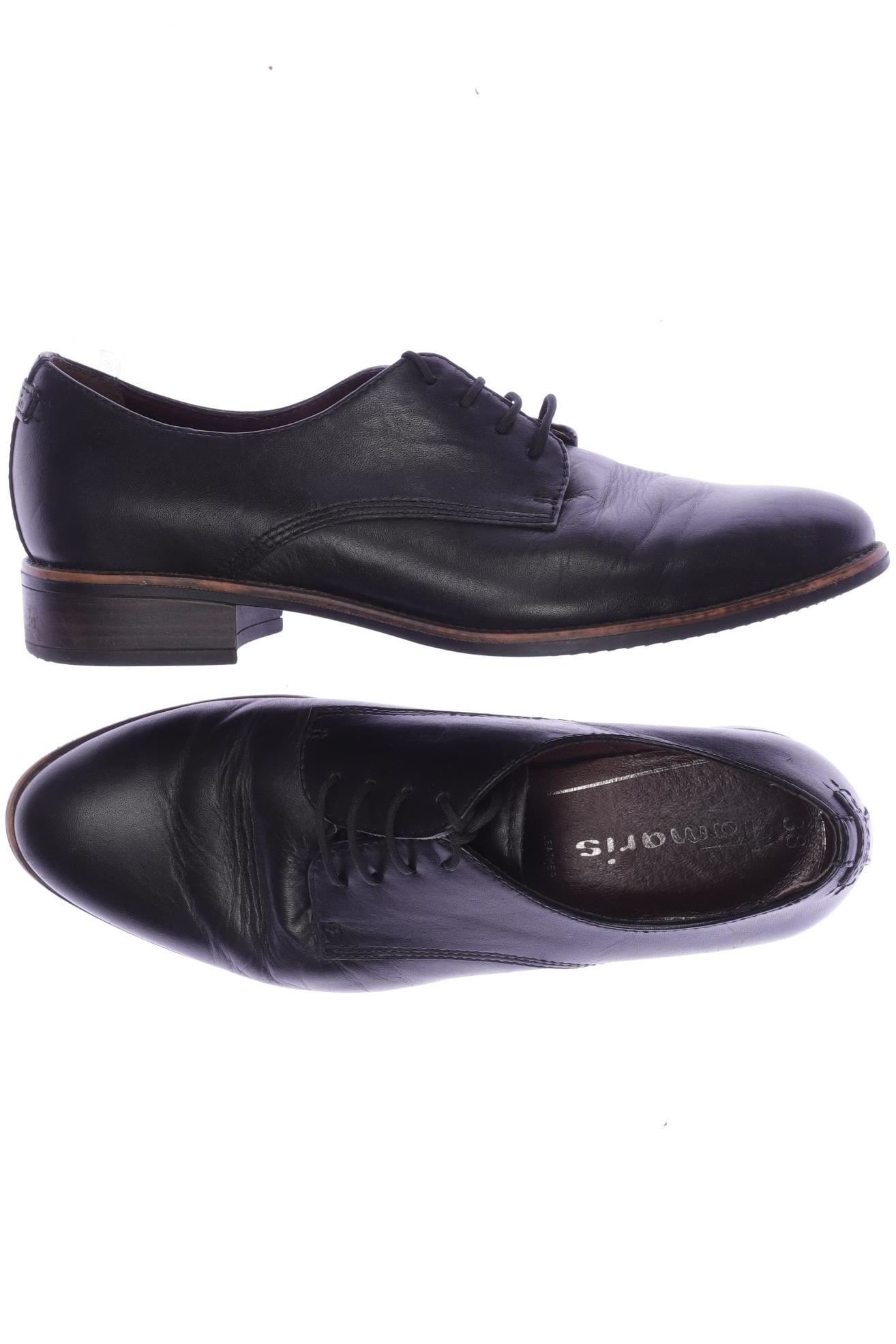

Tamaris Damen Halbschuh, schwarz, Gr. 38