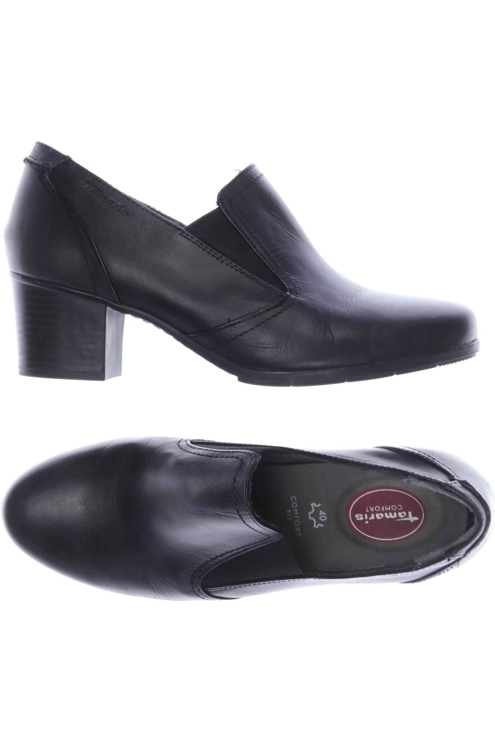 

Tamaris Damen Halbschuh, schwarz, Gr. 40