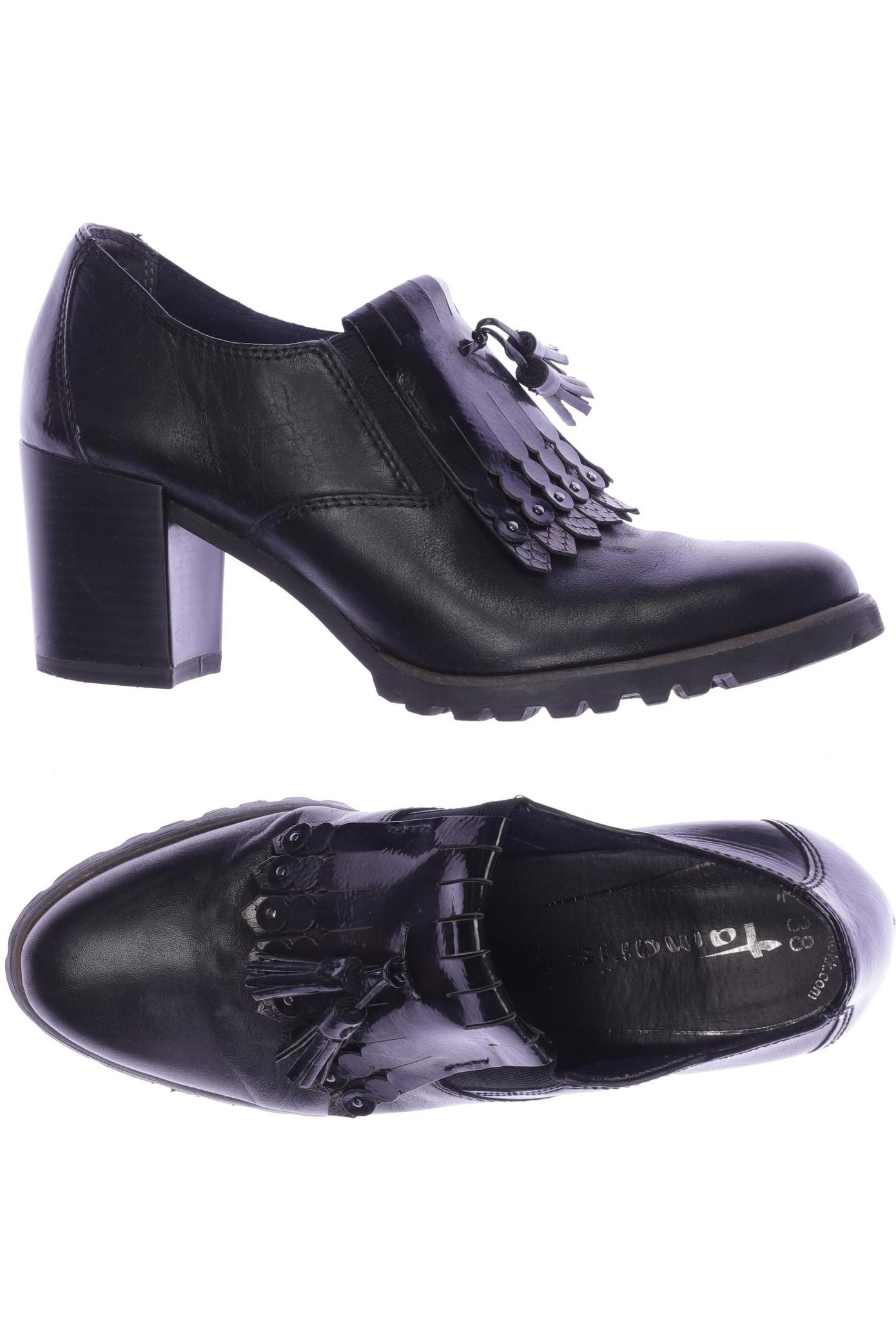 

Tamaris Damen Halbschuh, schwarz, Gr. 38