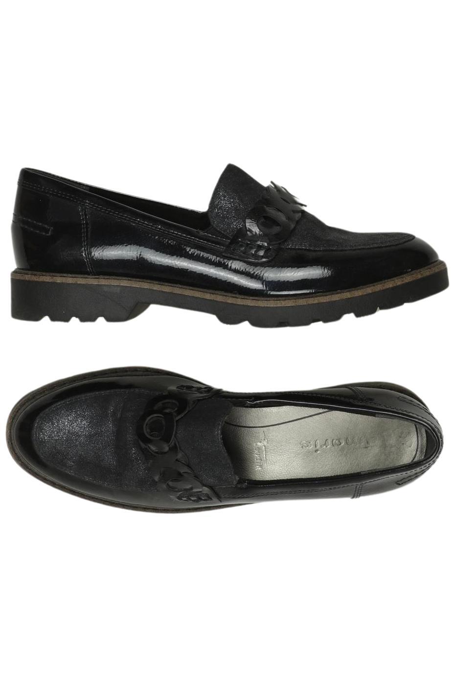 

Tamaris Damen Halbschuh, schwarz, Gr. 39