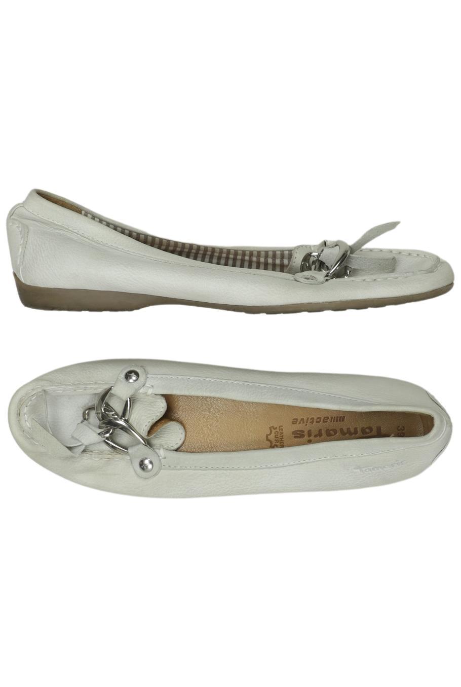 

Tamaris Damen Halbschuh, weiß, Gr. 39