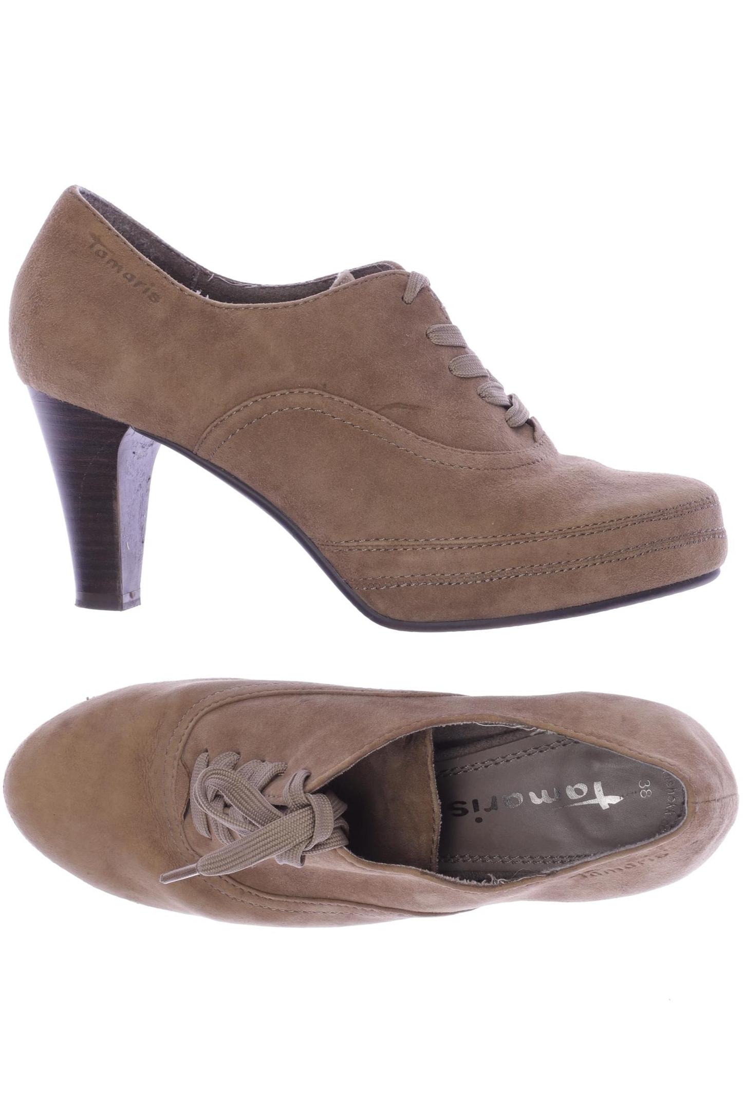 

Tamaris Damen Halbschuh, beige, Gr. 38