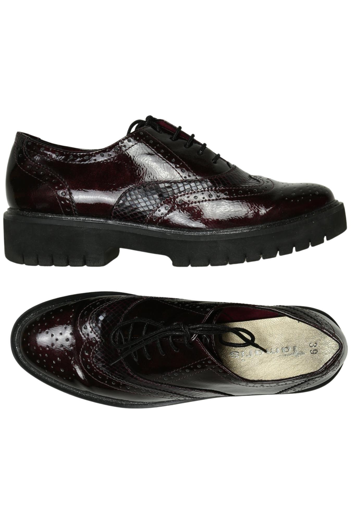 

Tamaris Damen Halbschuh, bordeaux, Gr. 39