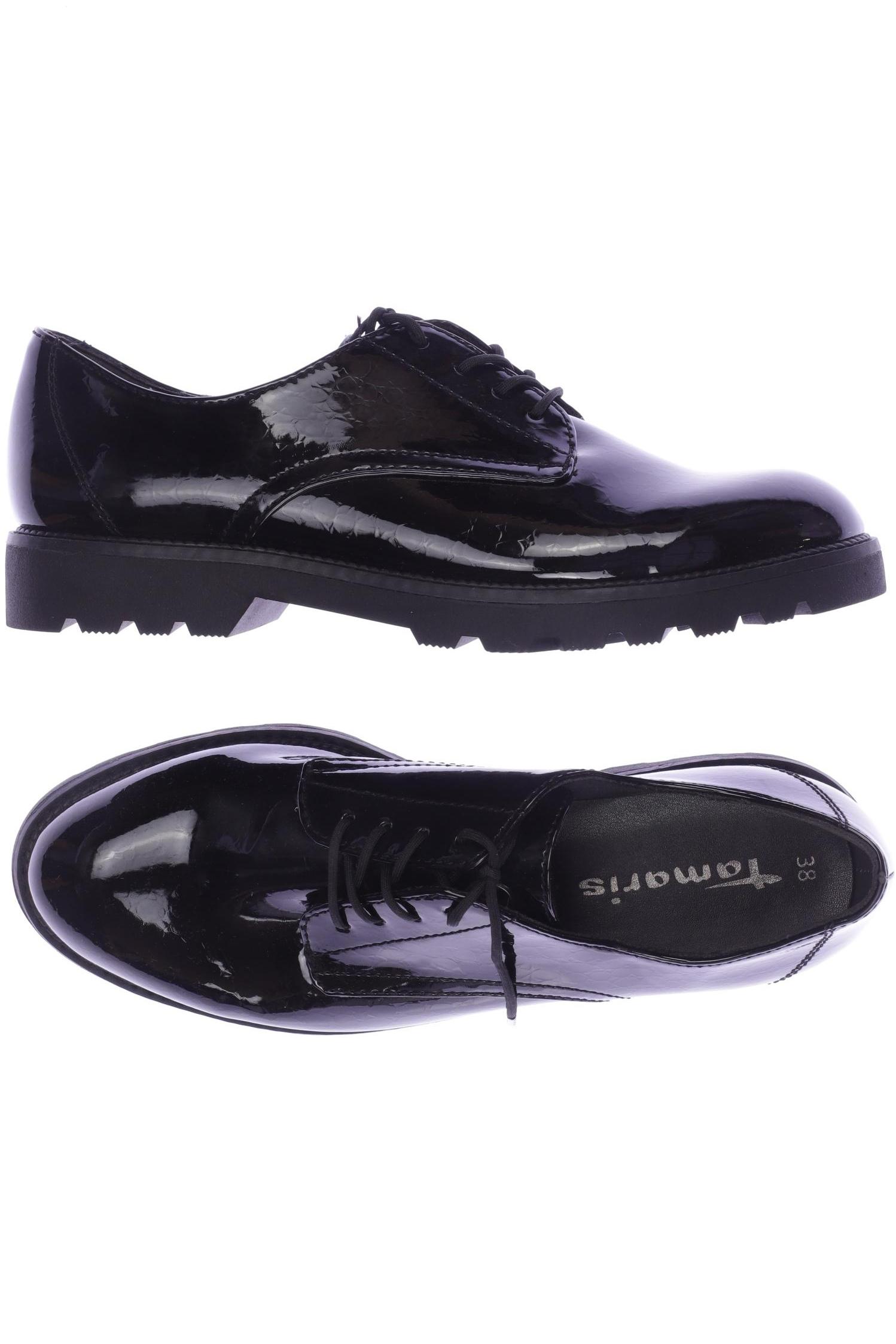 

Tamaris Damen Halbschuh, schwarz, Gr. 38