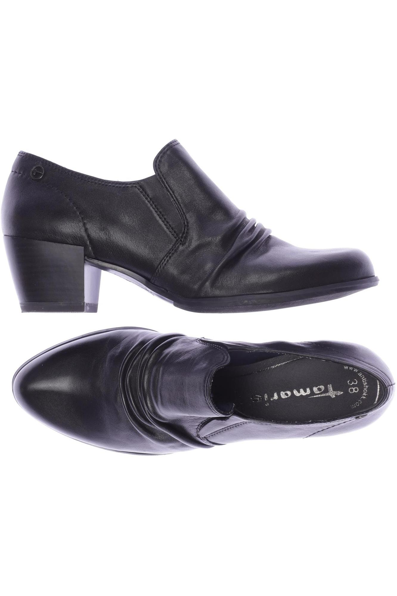 

Tamaris Damen Halbschuh, schwarz, Gr. 38