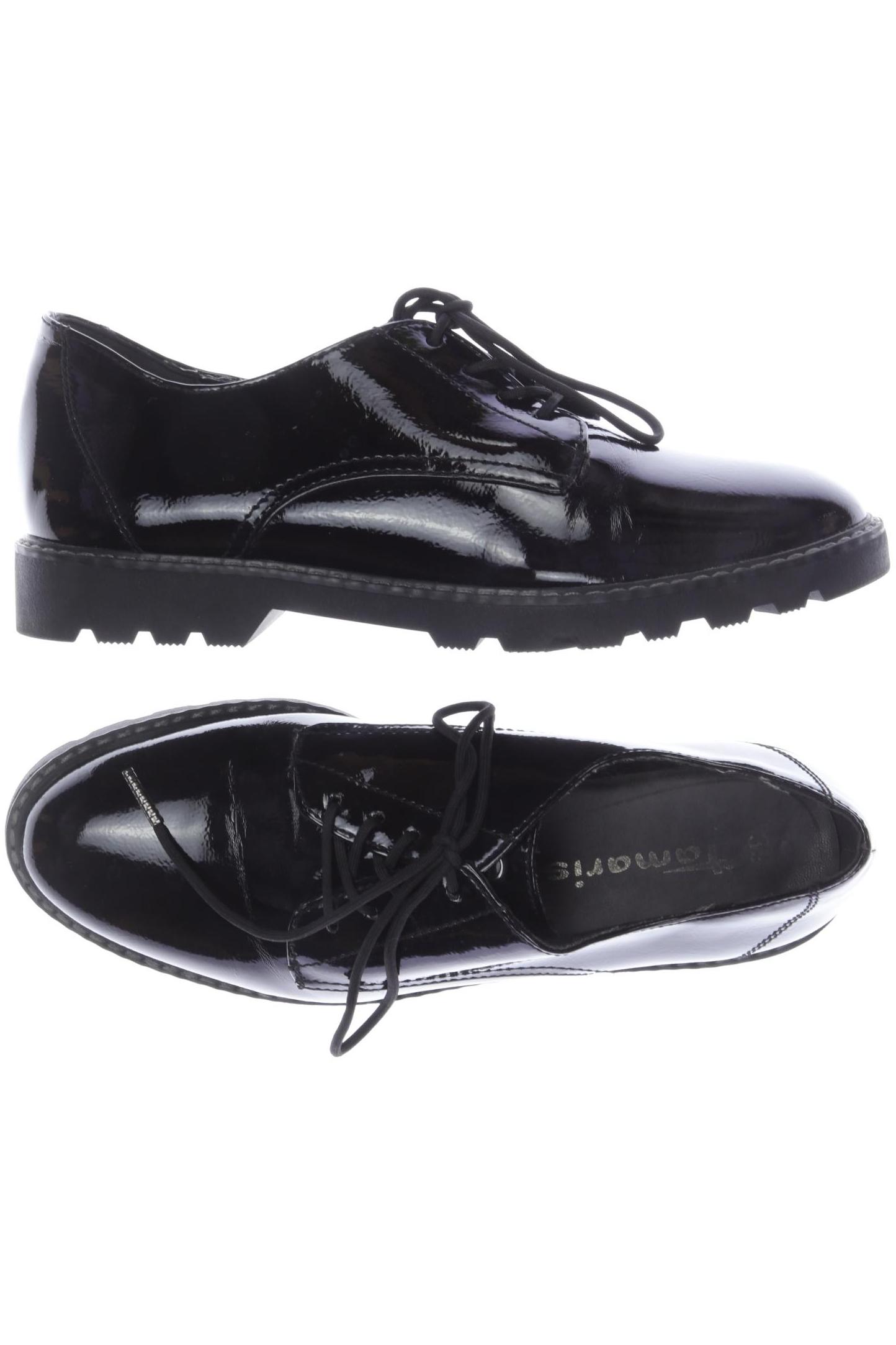 

Tamaris Damen Halbschuh, schwarz, Gr. 39