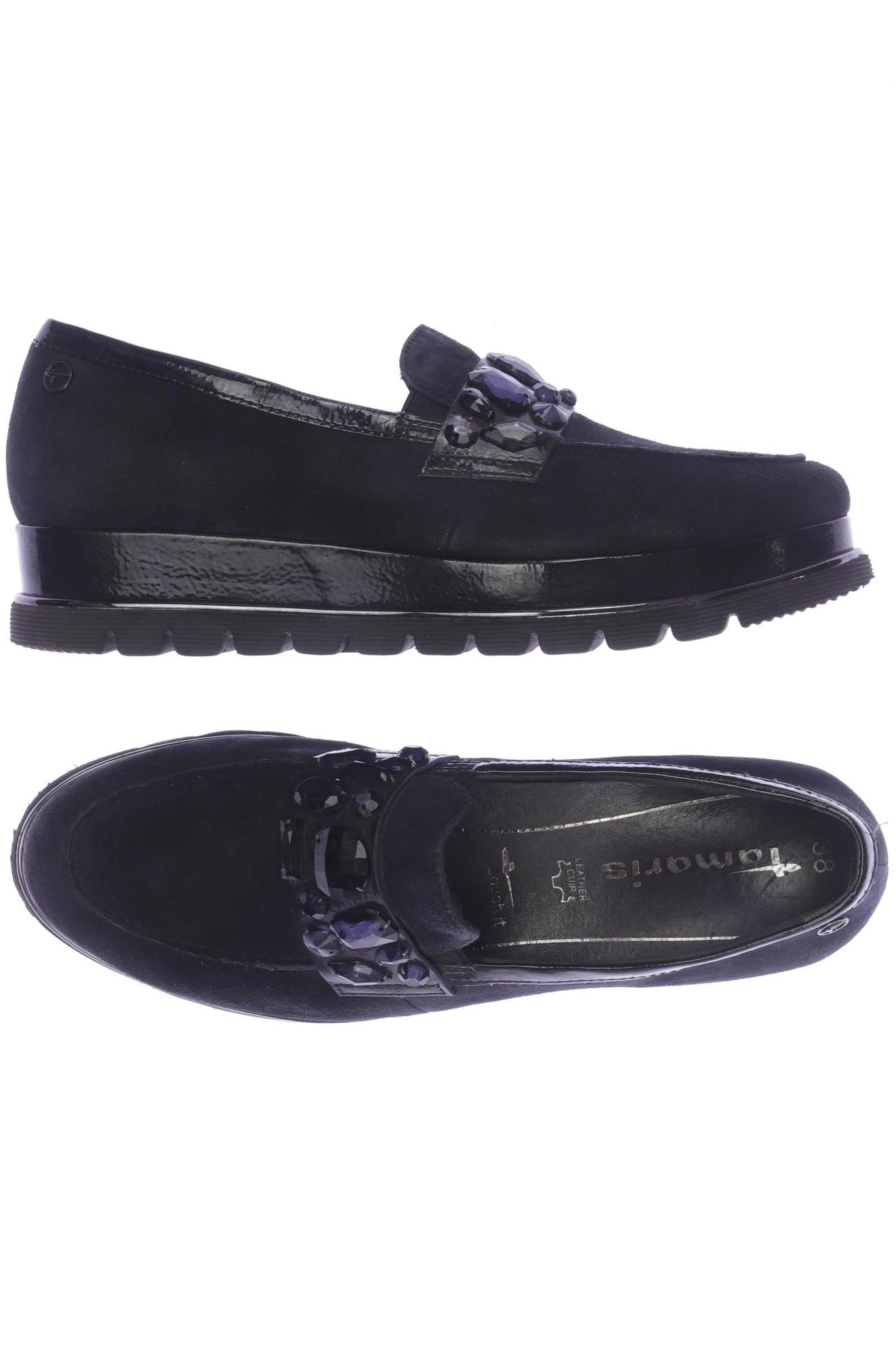 

Tamaris Damen Halbschuh, schwarz, Gr. 38