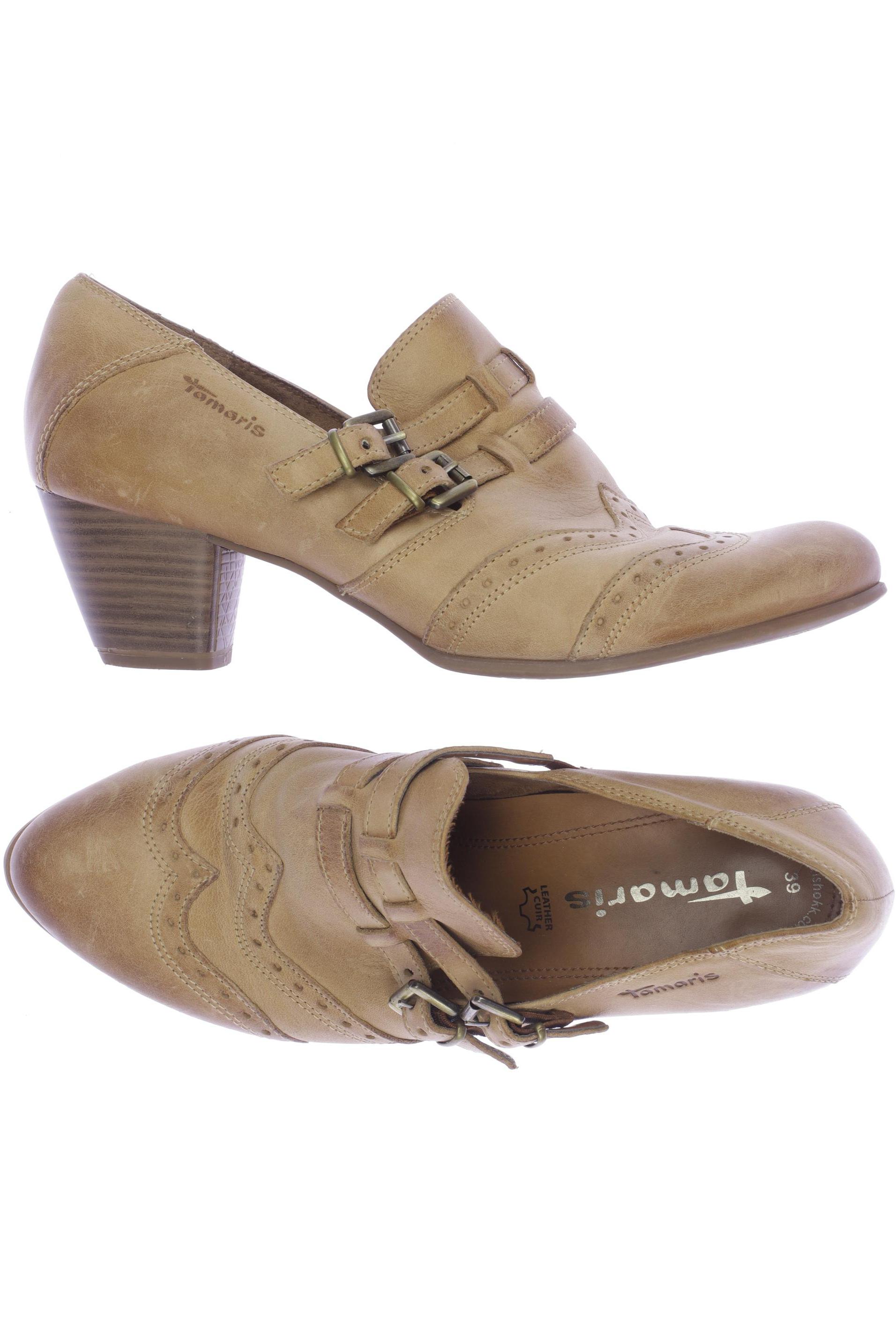 

Tamaris Damen Halbschuh, beige, Gr. 39