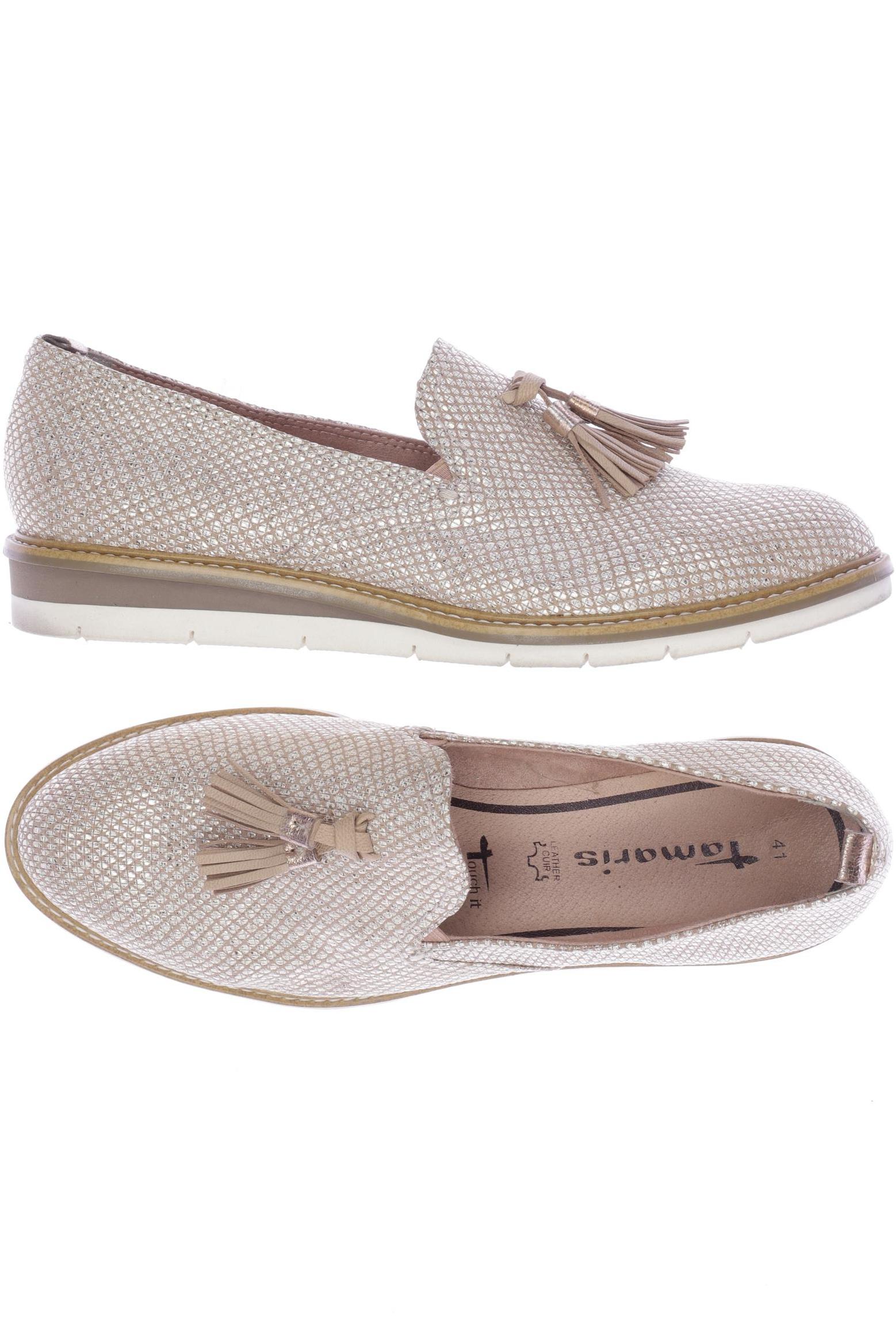 

Tamaris Damen Halbschuh, beige, Gr. 41