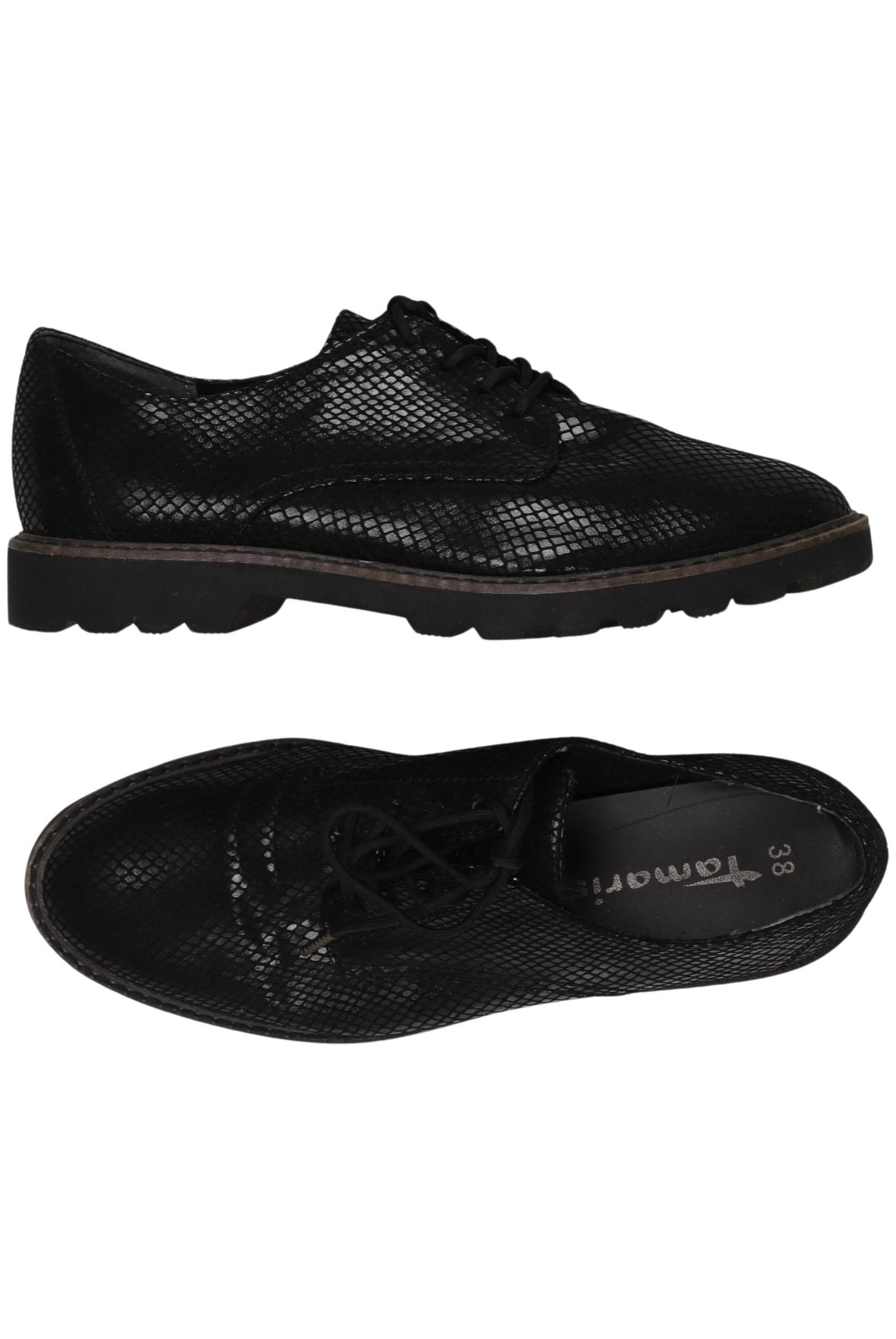 

Tamaris Damen Halbschuh, schwarz, Gr. 38