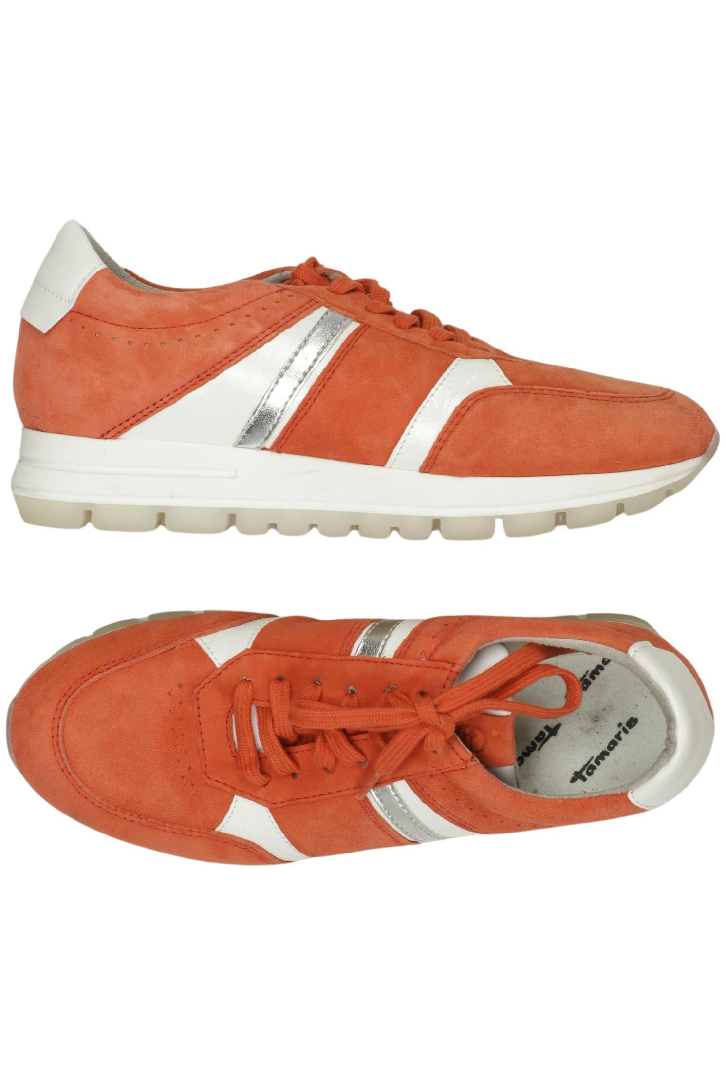 

Tamaris Damen Halbschuh, orange, Gr. 38