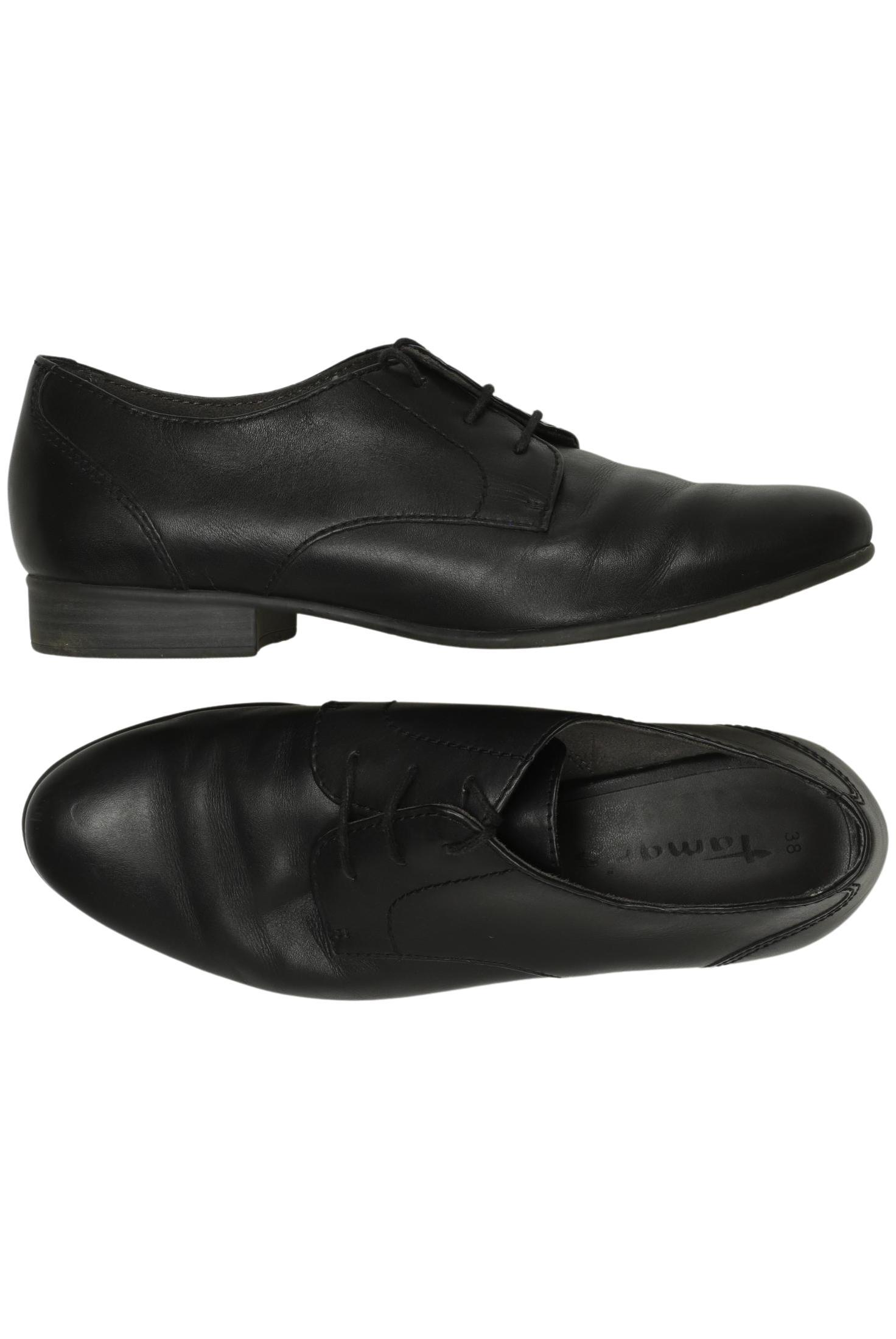 

Tamaris Damen Halbschuh, schwarz, Gr. 38