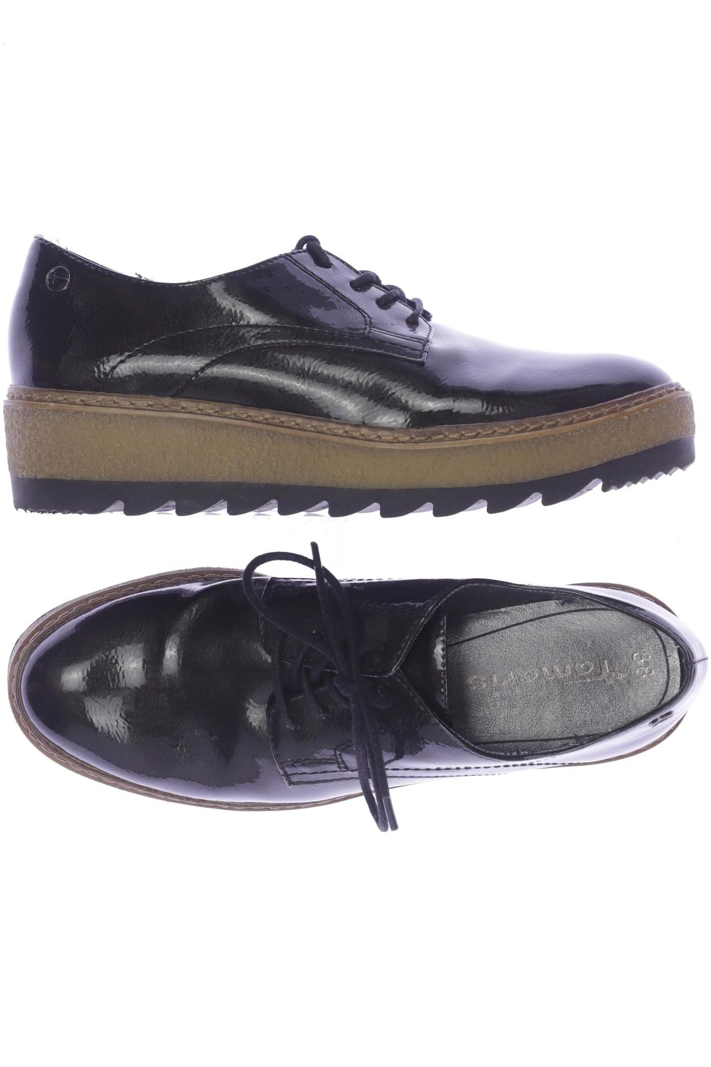 

Tamaris Damen Halbschuh, schwarz, Gr. 38