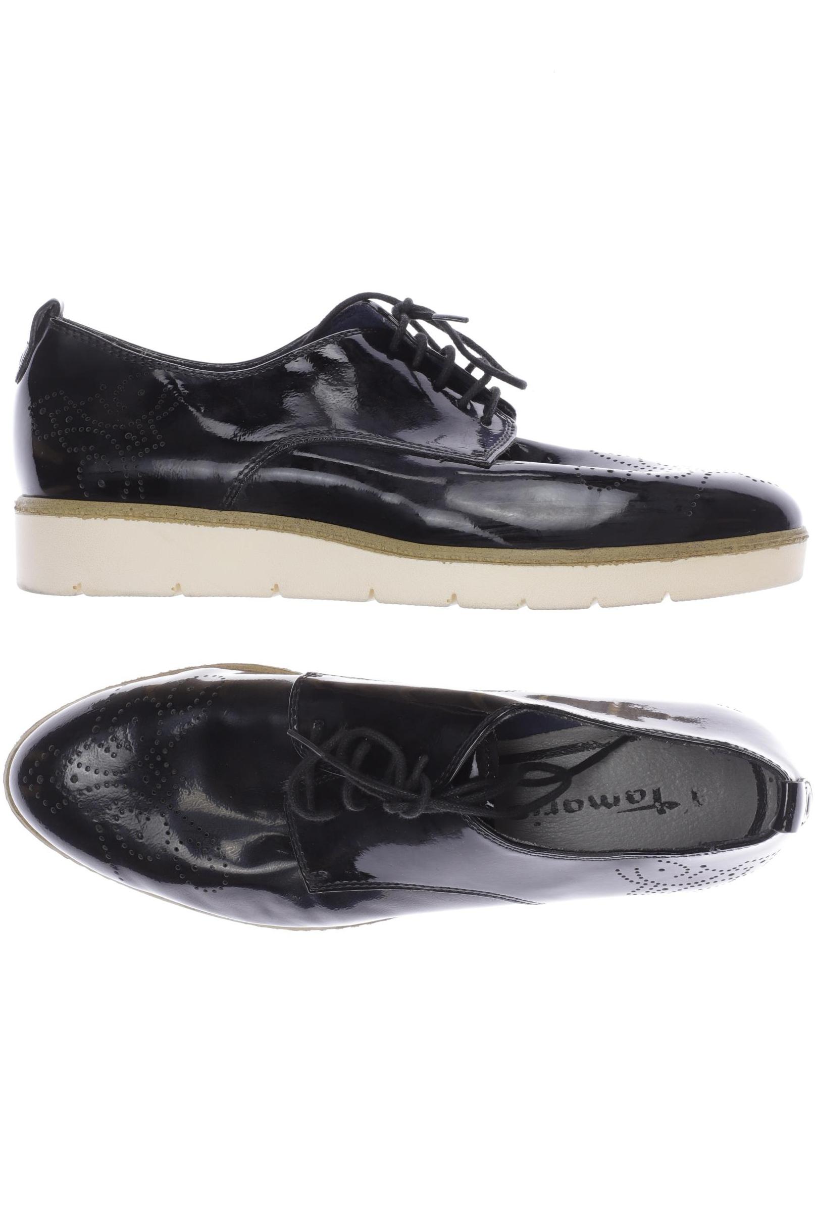 

Tamaris Damen Halbschuh, schwarz, Gr. 39