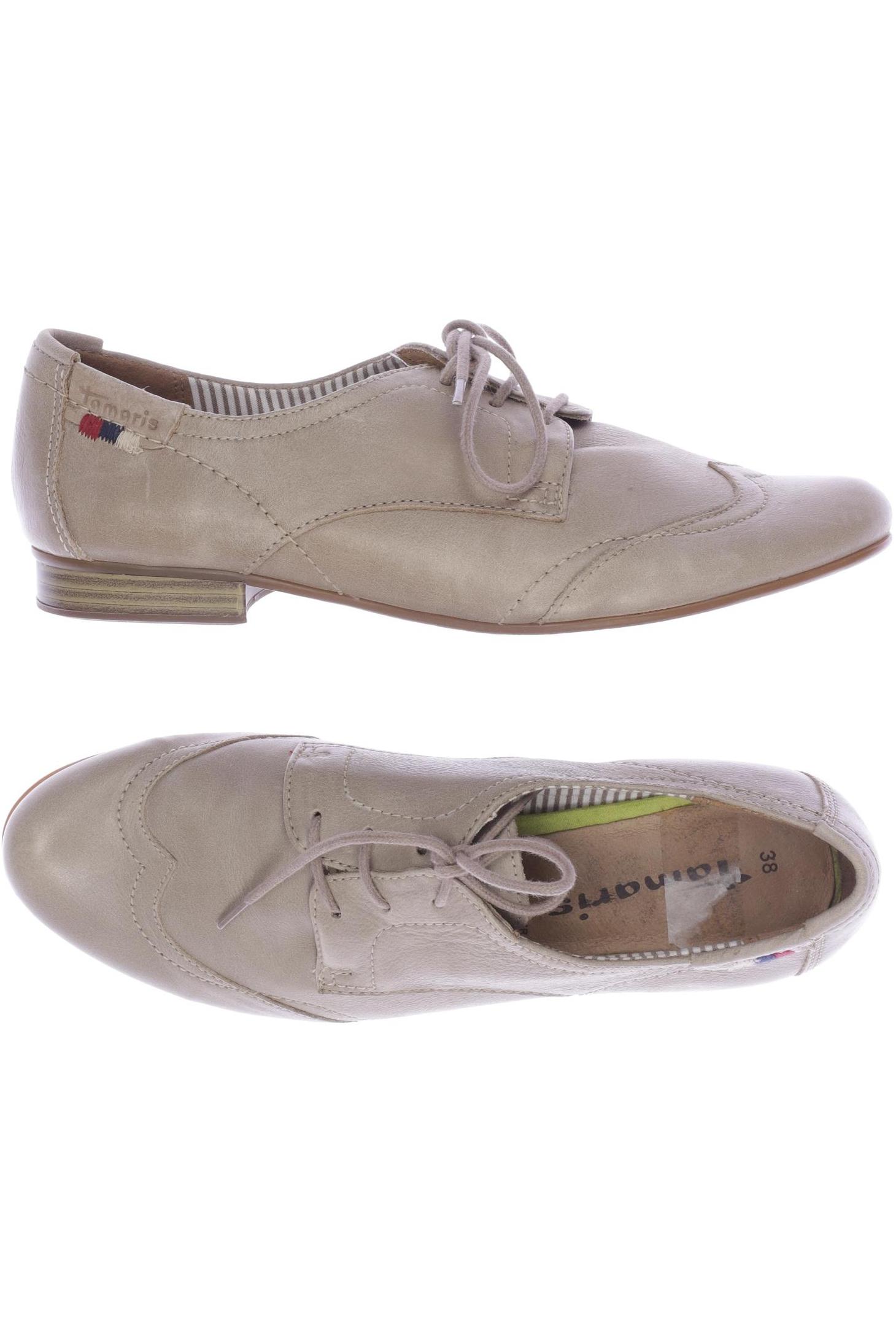 

Tamaris Damen Halbschuh, beige, Gr. 38