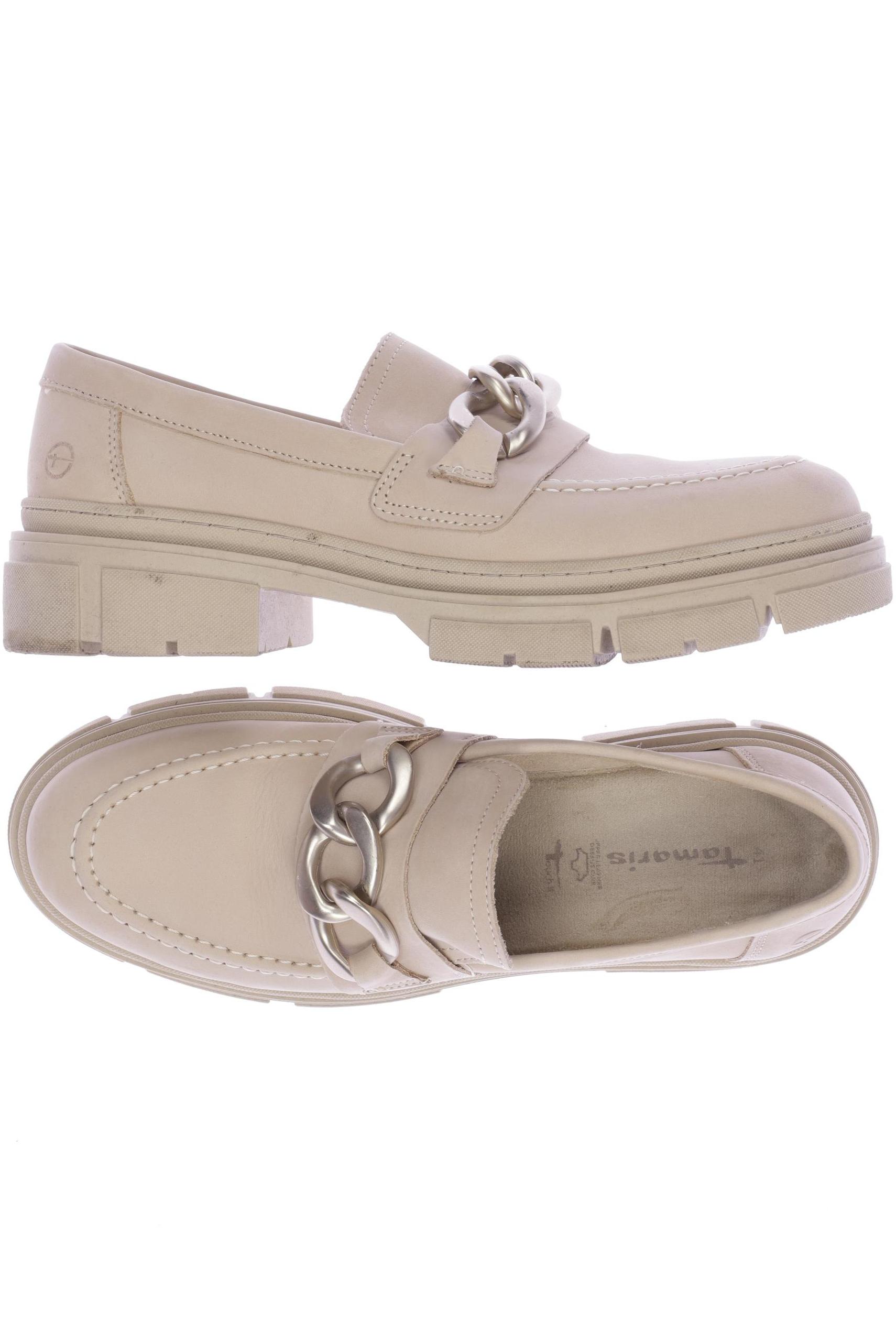 

Tamaris Damen Halbschuh, beige, Gr. 41