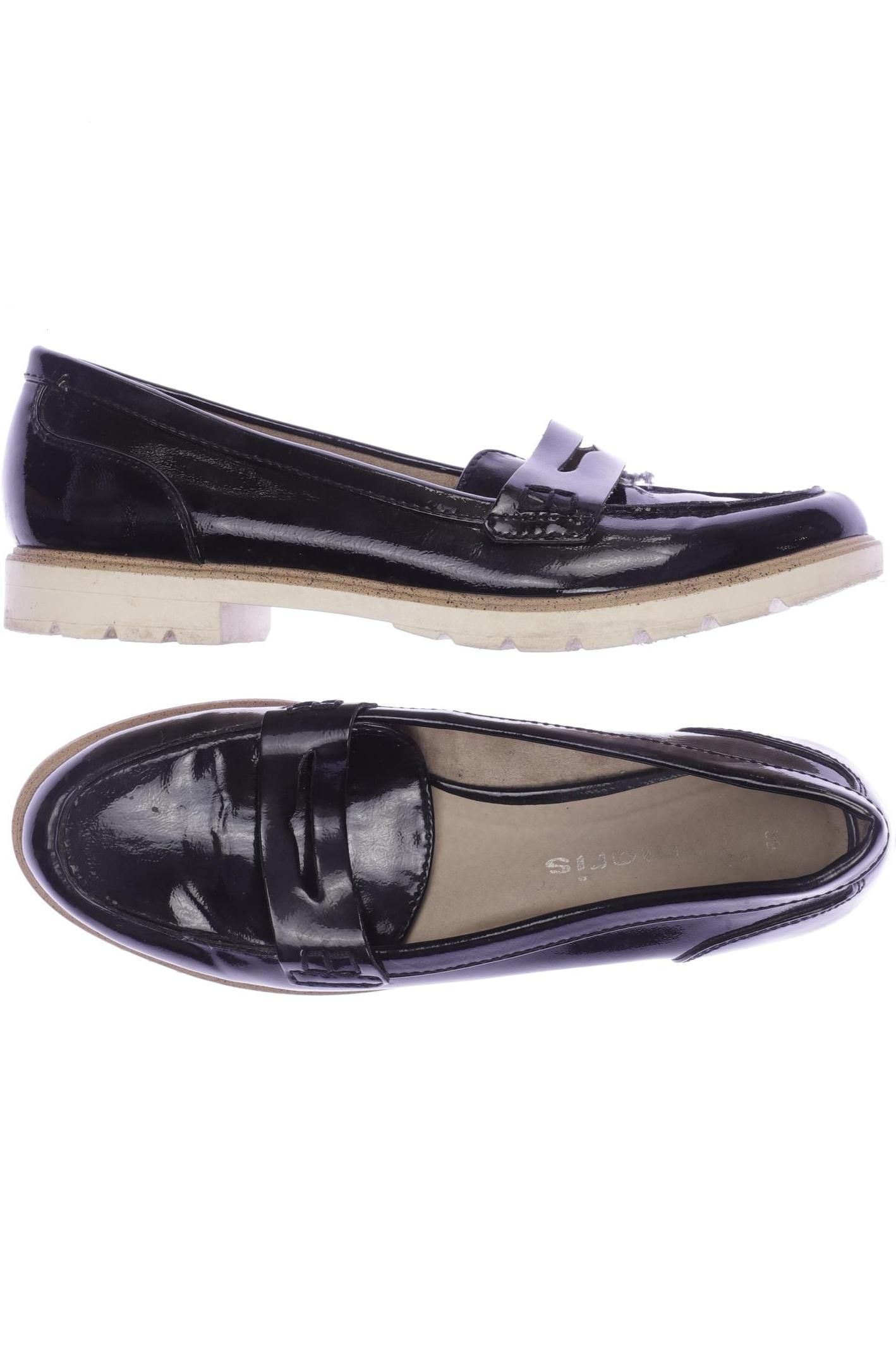 

Tamaris Damen Halbschuh, schwarz, Gr. 39