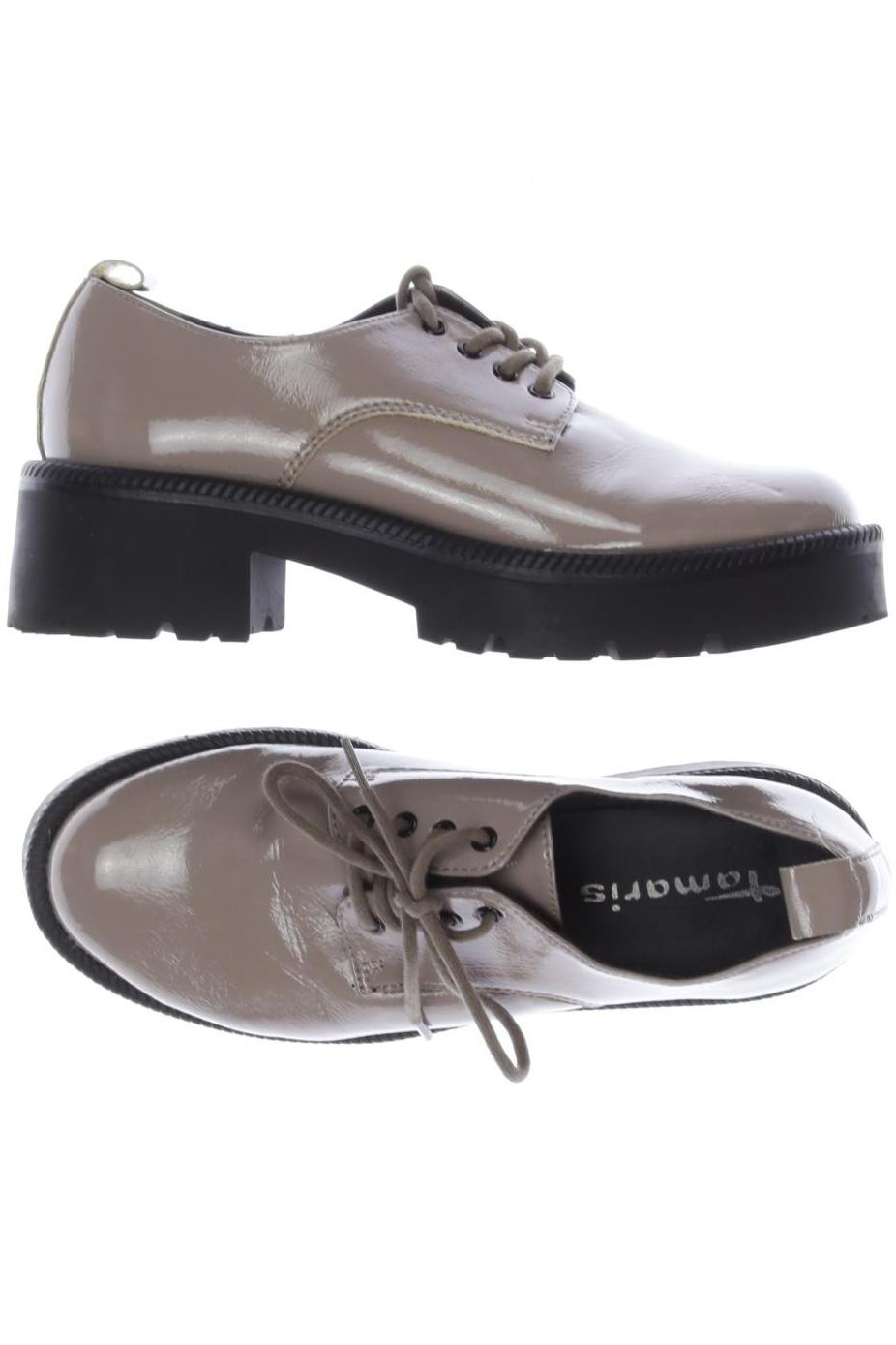 

Tamaris Damen Halbschuh, beige, Gr. 38