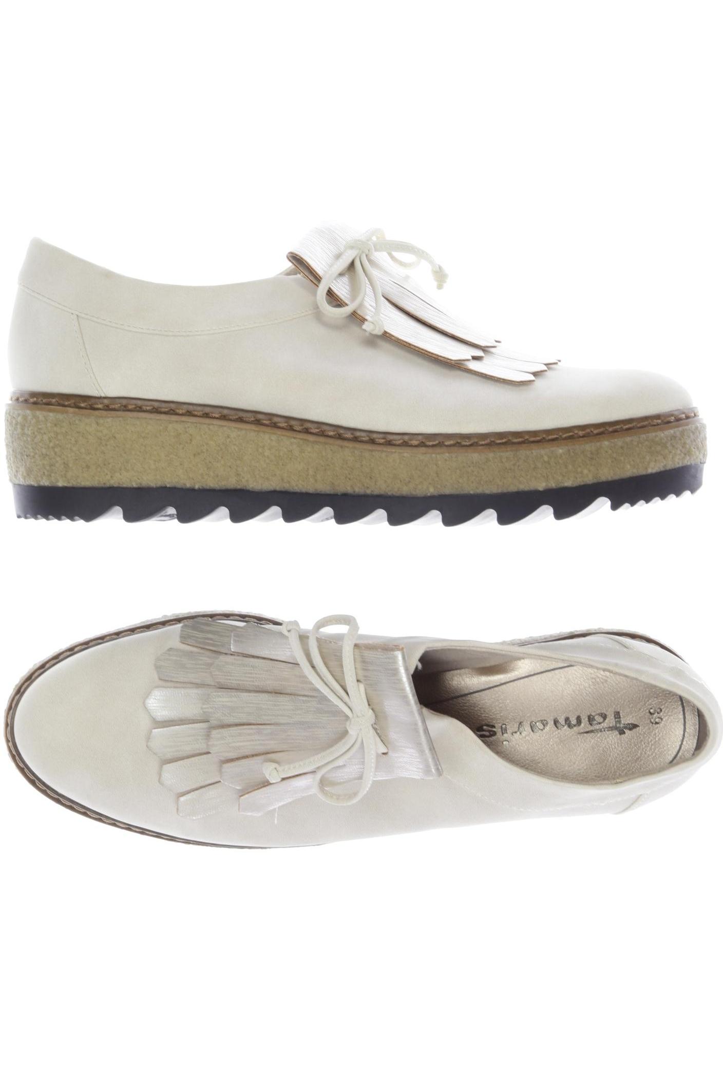 

Tamaris Damen Halbschuh, beige, Gr. 39