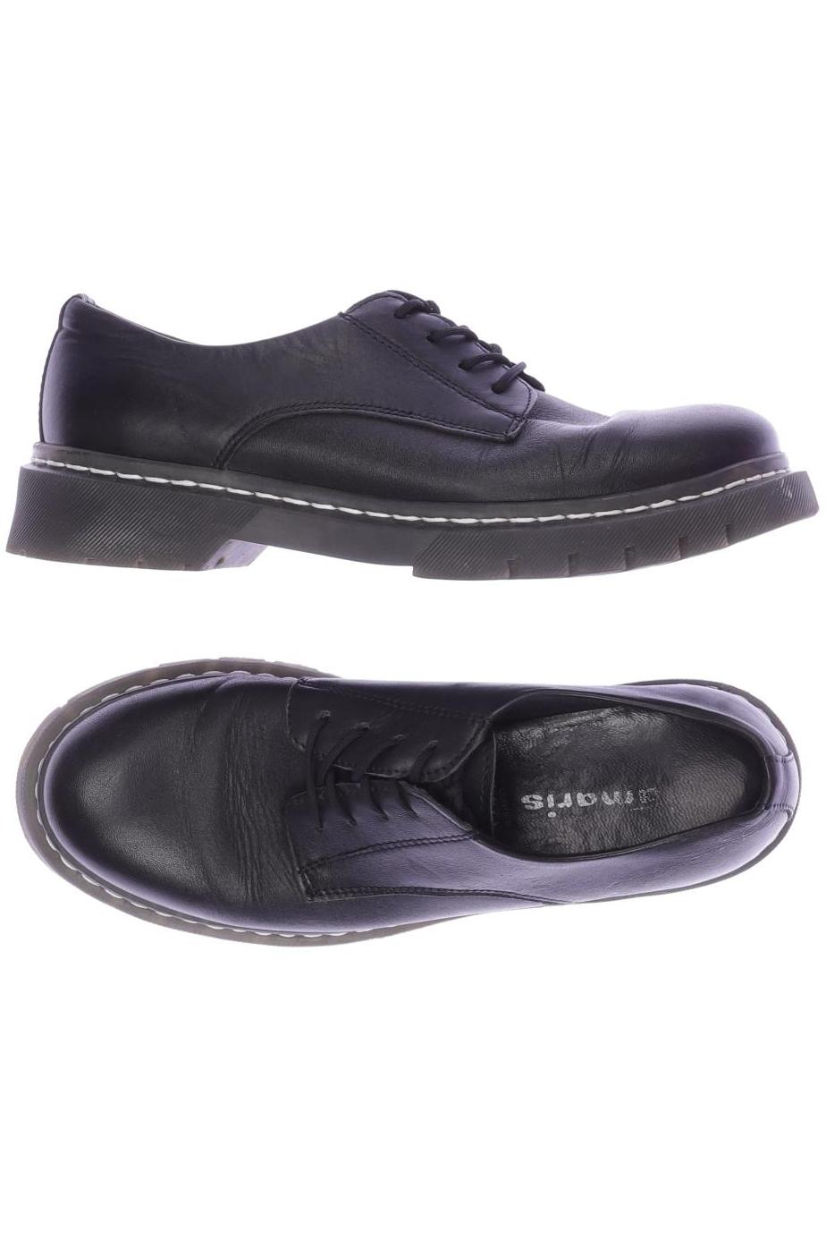 

Tamaris Damen Halbschuh, schwarz, Gr. 38