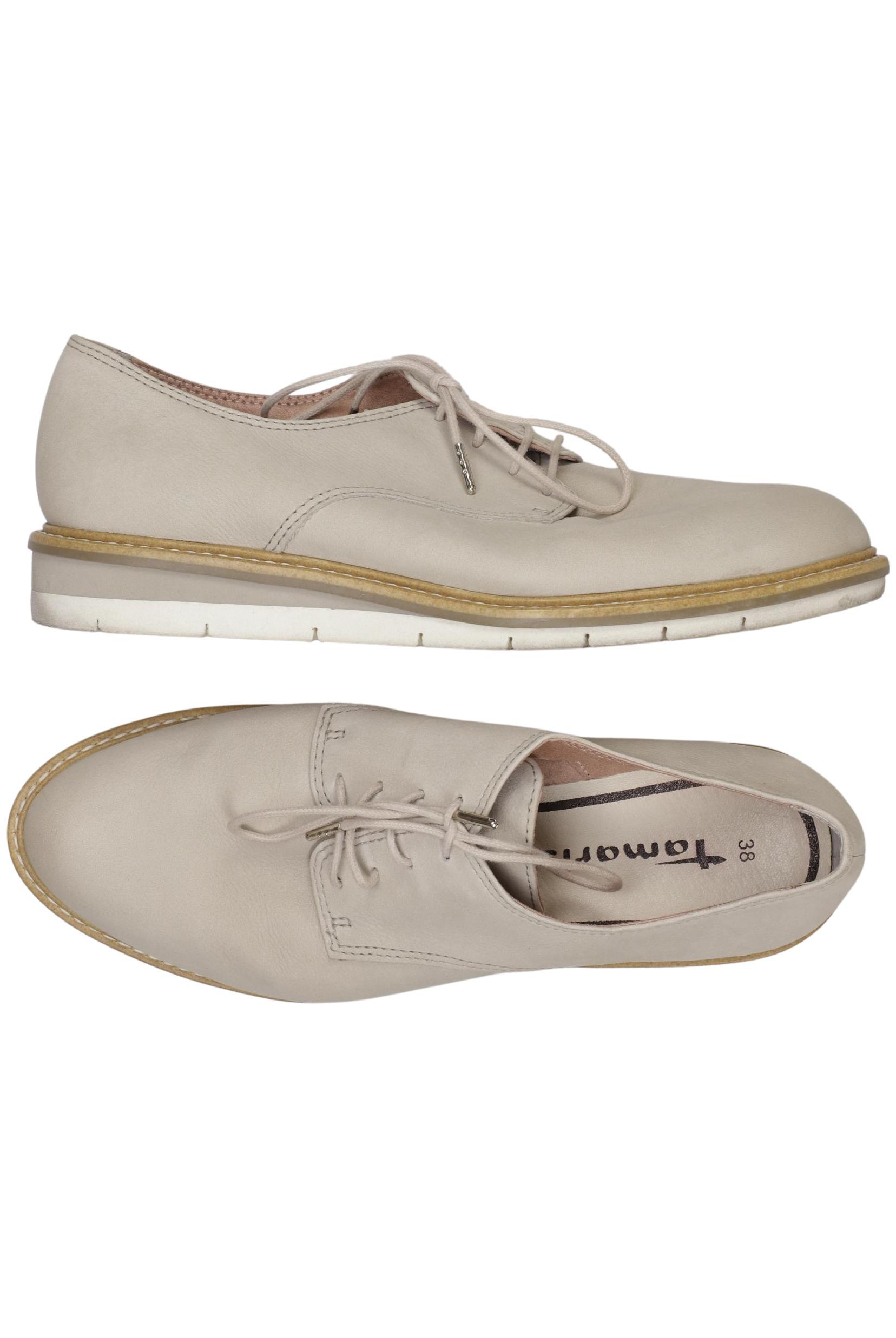 

Tamaris Damen Halbschuh, beige, Gr. 38