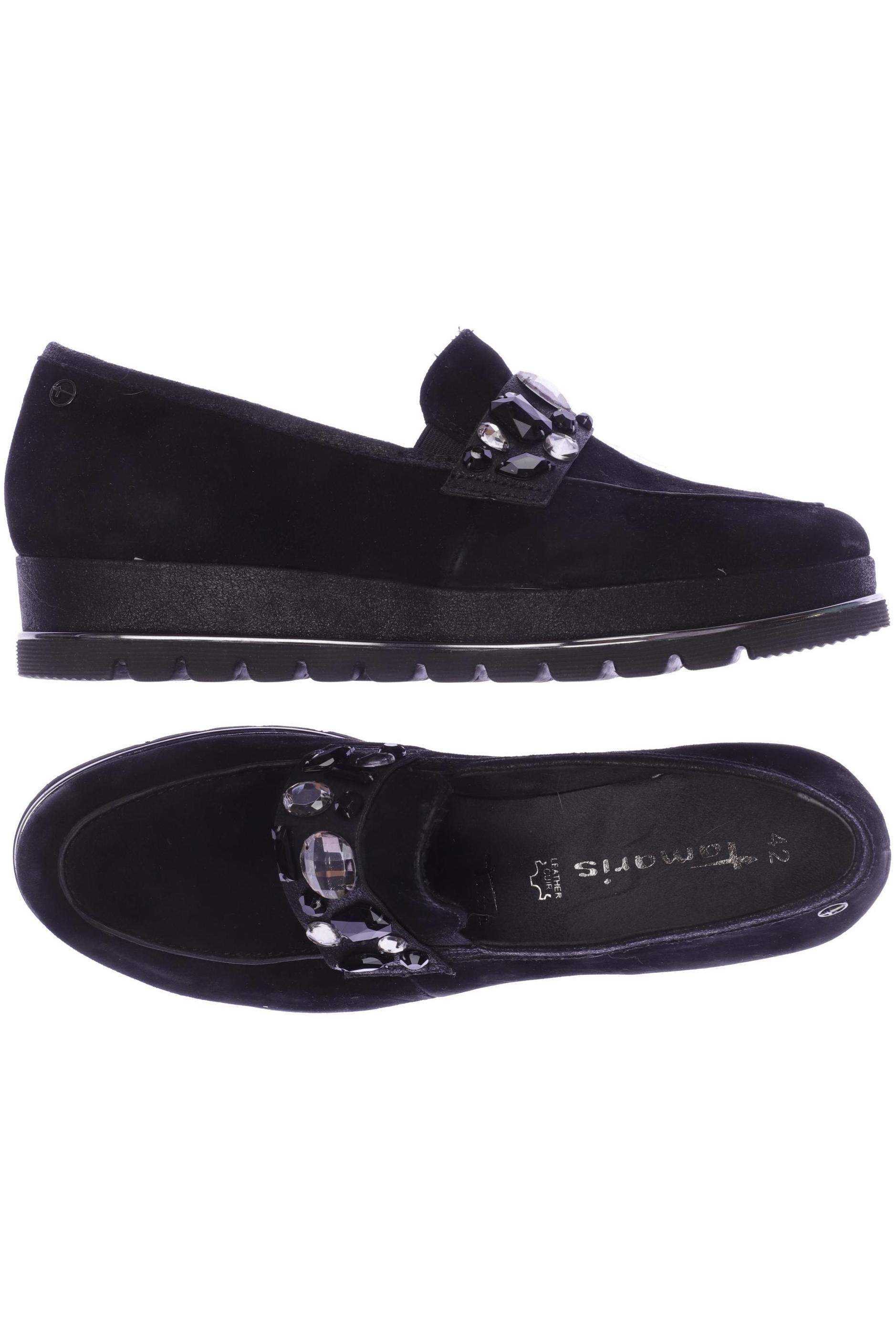 

Tamaris Damen Halbschuh, schwarz, Gr. 42