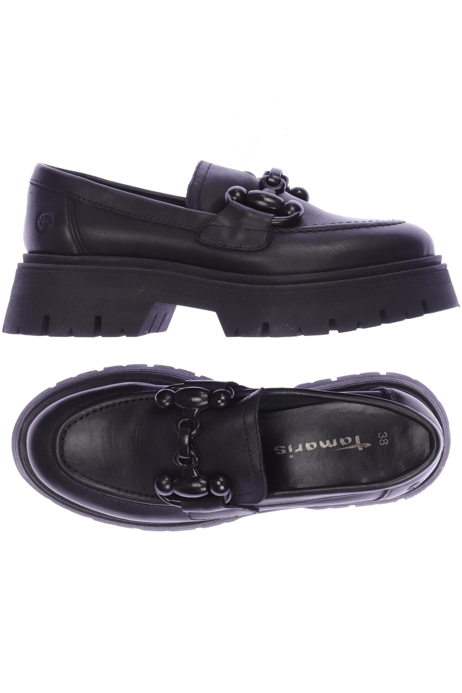 

Tamaris Damen Halbschuh, schwarz, Gr. 38