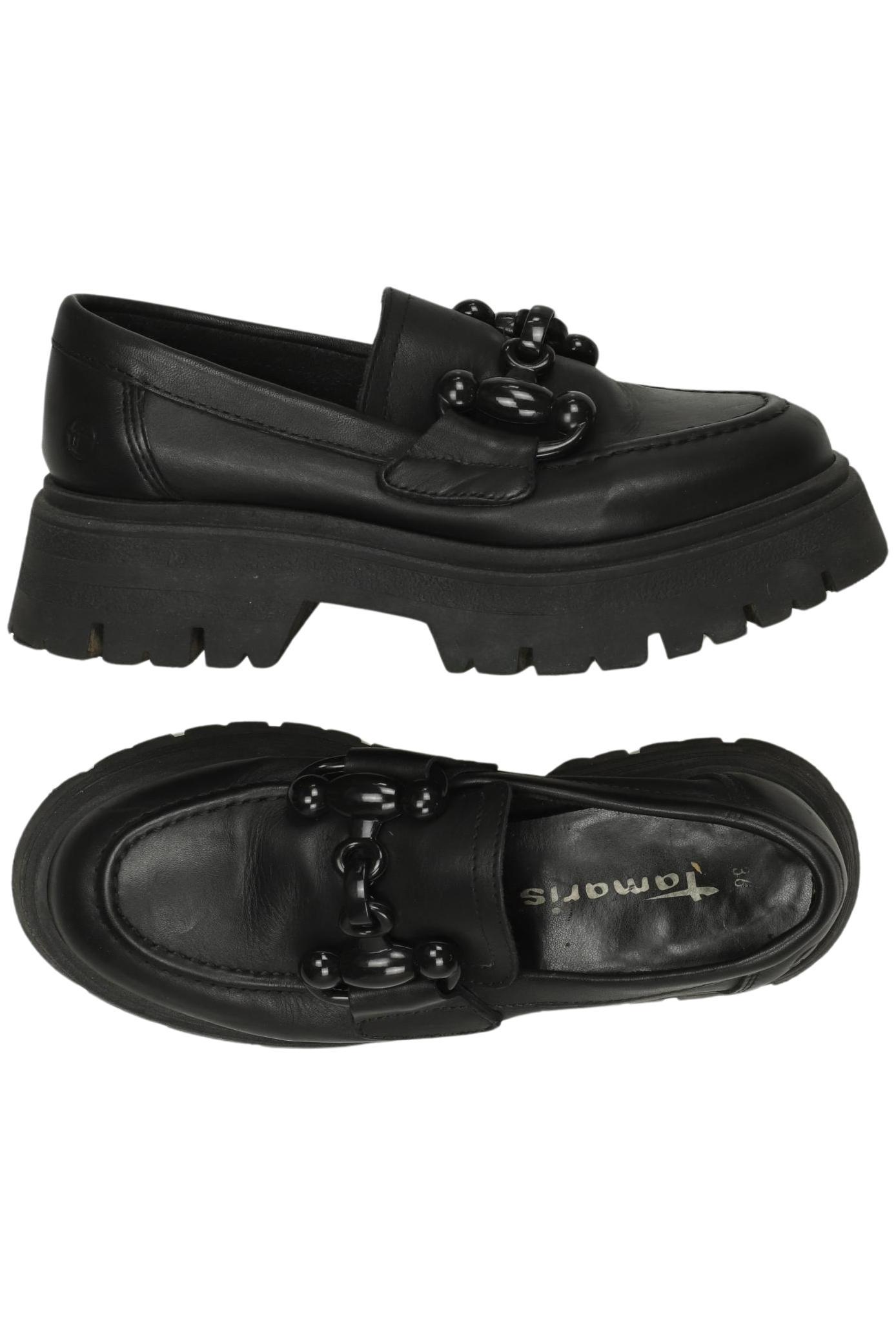 

Tamaris Damen Halbschuh, schwarz, Gr. 36