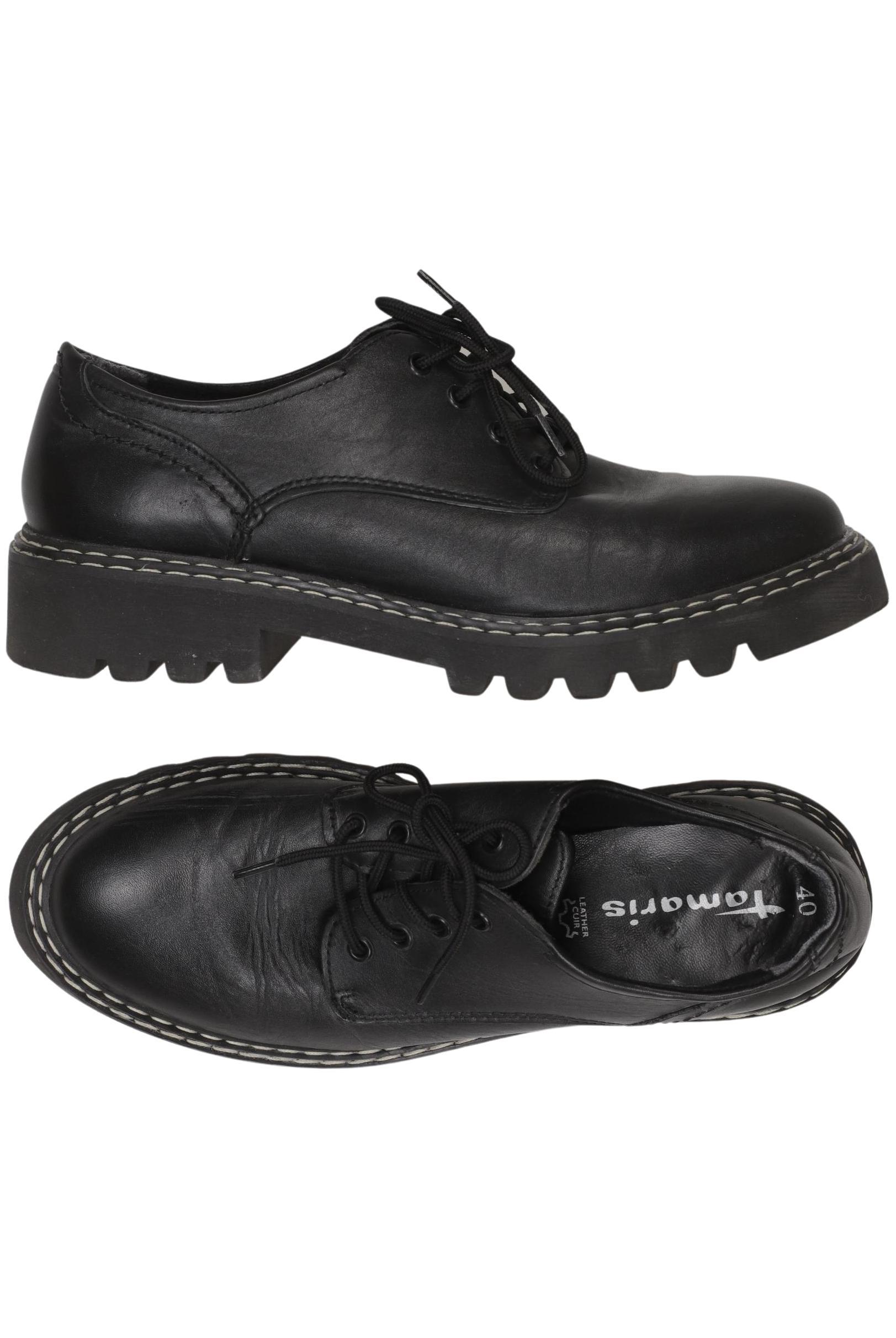 

Tamaris Damen Halbschuh, schwarz, Gr. 40