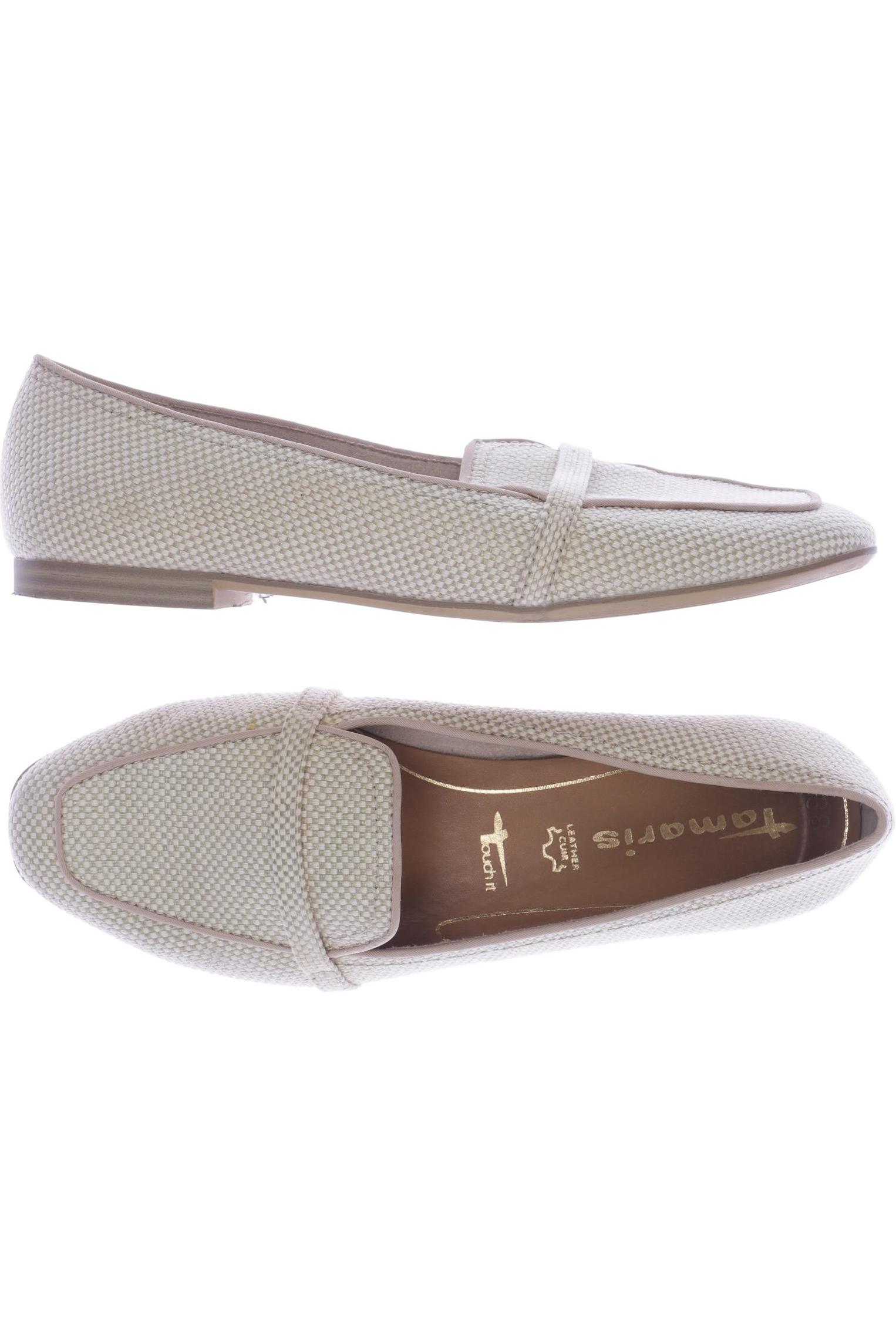 

Tamaris Damen Halbschuh, cremeweiß