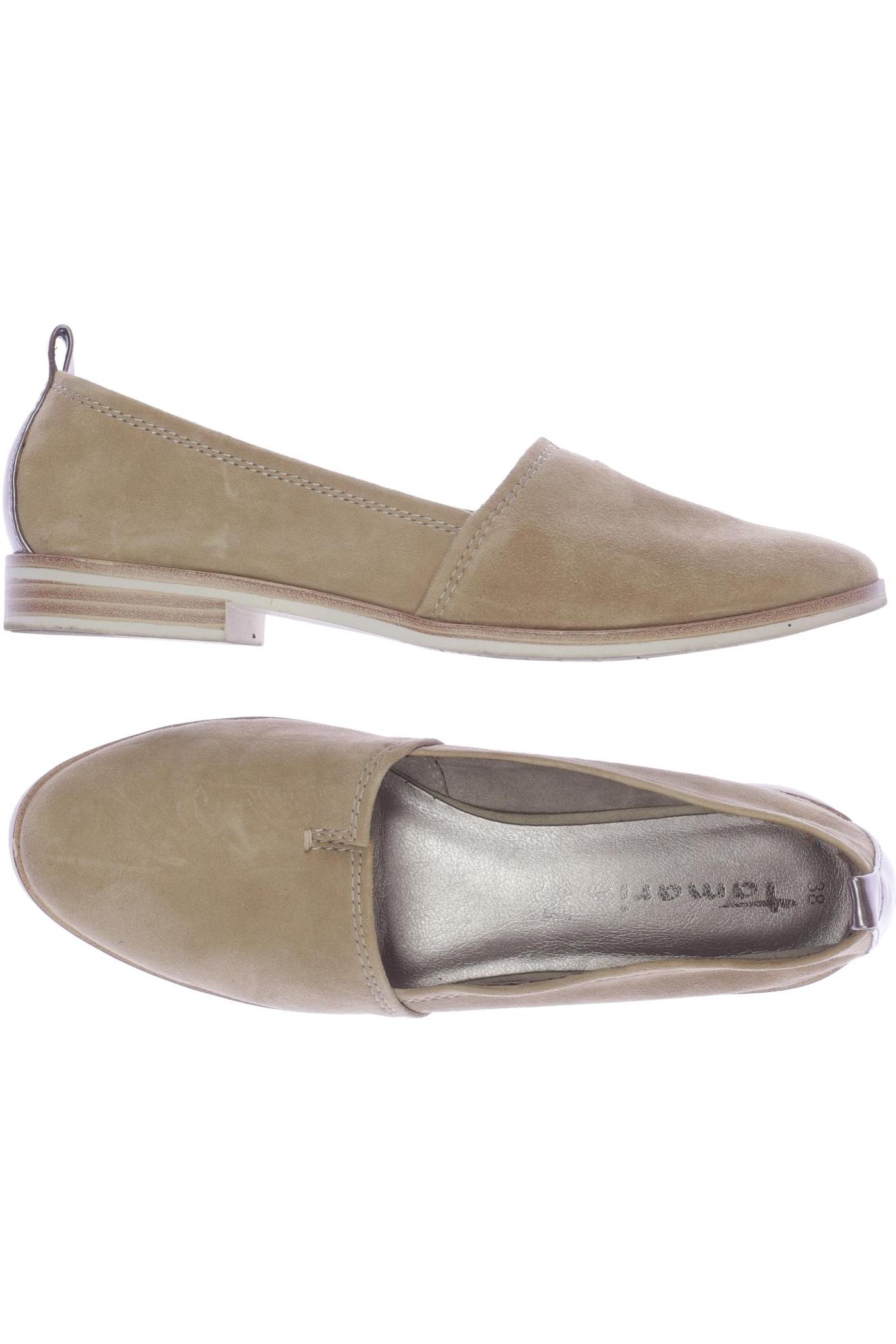 

Tamaris Damen Halbschuh, beige, Gr. 38