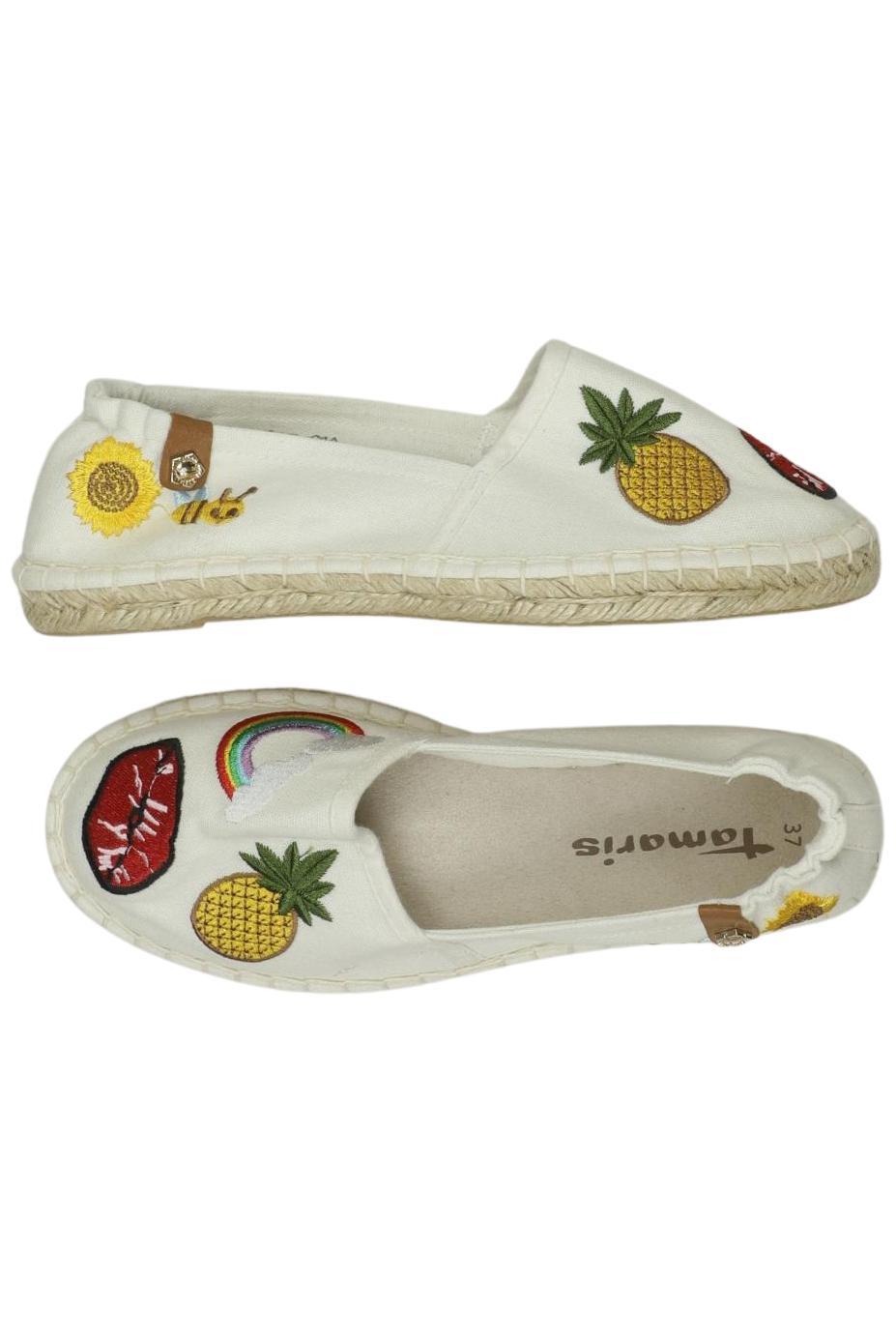 

Tamaris Damen Halbschuh, weiß, Gr. 37