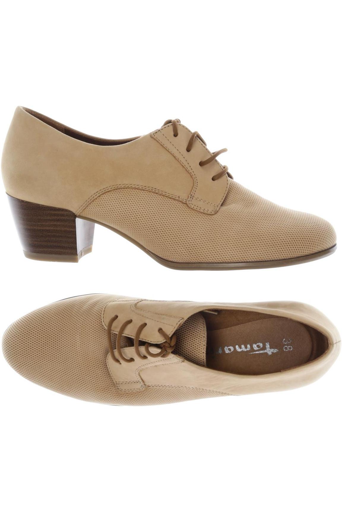 

Tamaris Damen Halbschuh, beige, Gr. 38