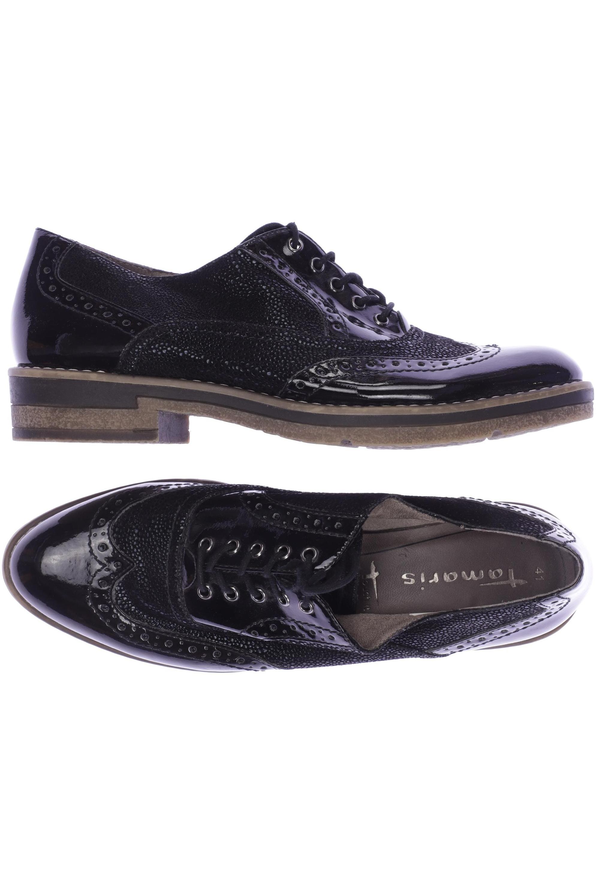 

Tamaris Damen Halbschuh, schwarz, Gr. 41