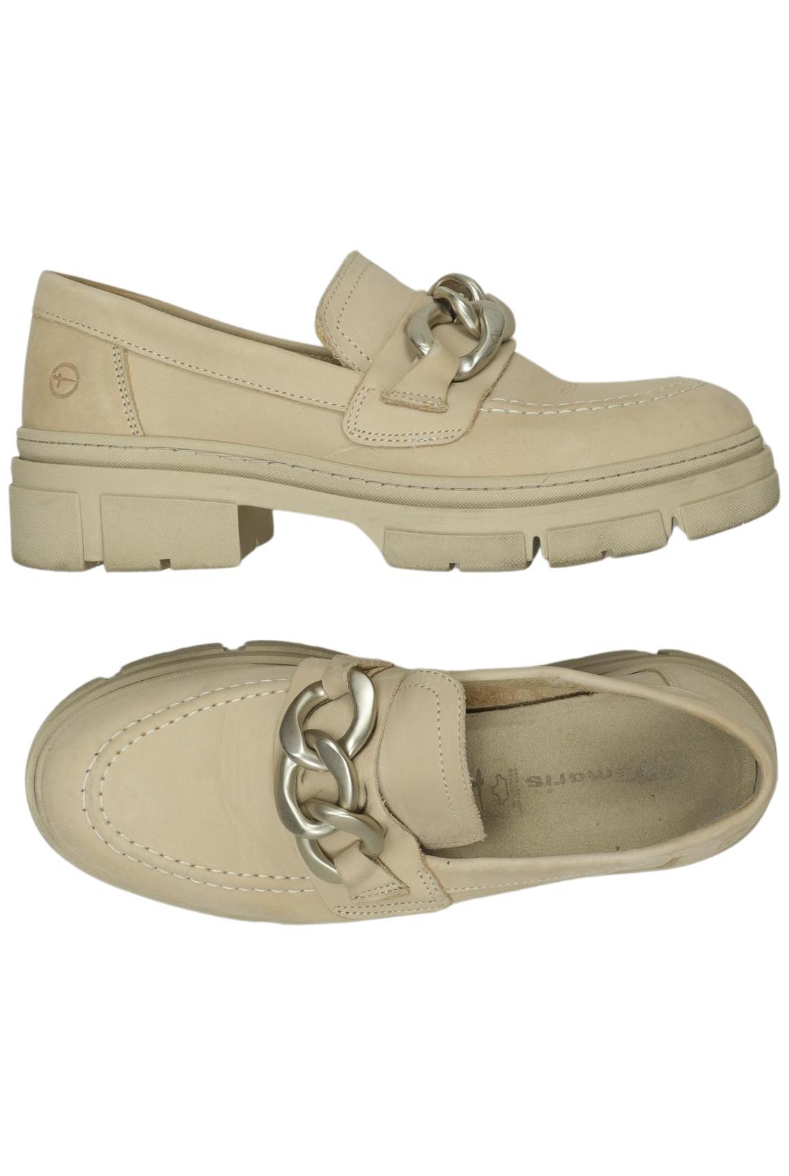 

Tamaris Damen Halbschuh, beige, Gr. 38