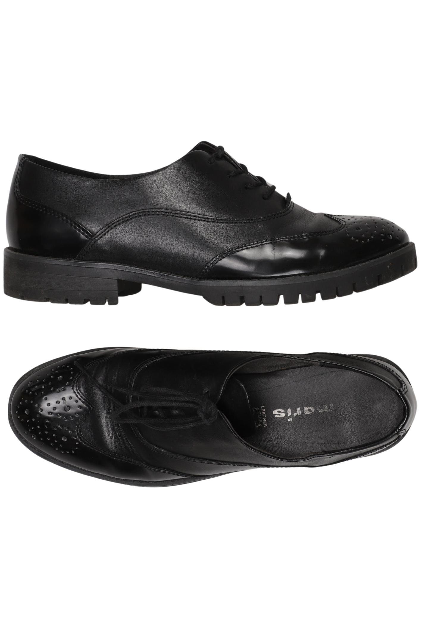 

Tamaris Damen Halbschuh, schwarz, Gr. 39