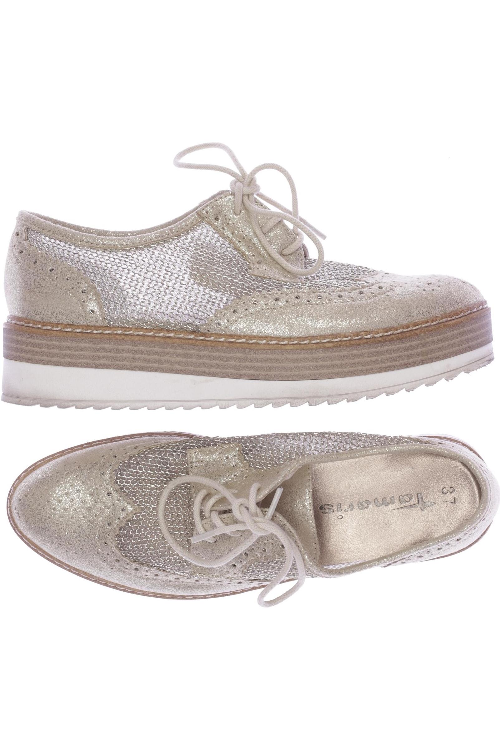 

Tamaris Damen Halbschuh, gold, Gr. 37