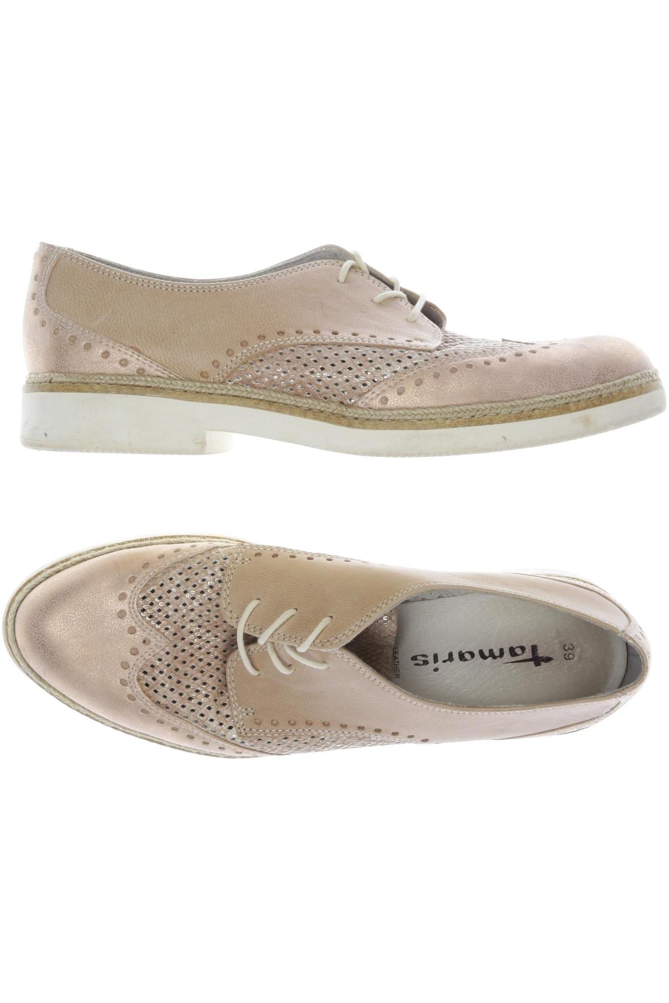 

Tamaris Damen Halbschuh, beige, Gr. 39