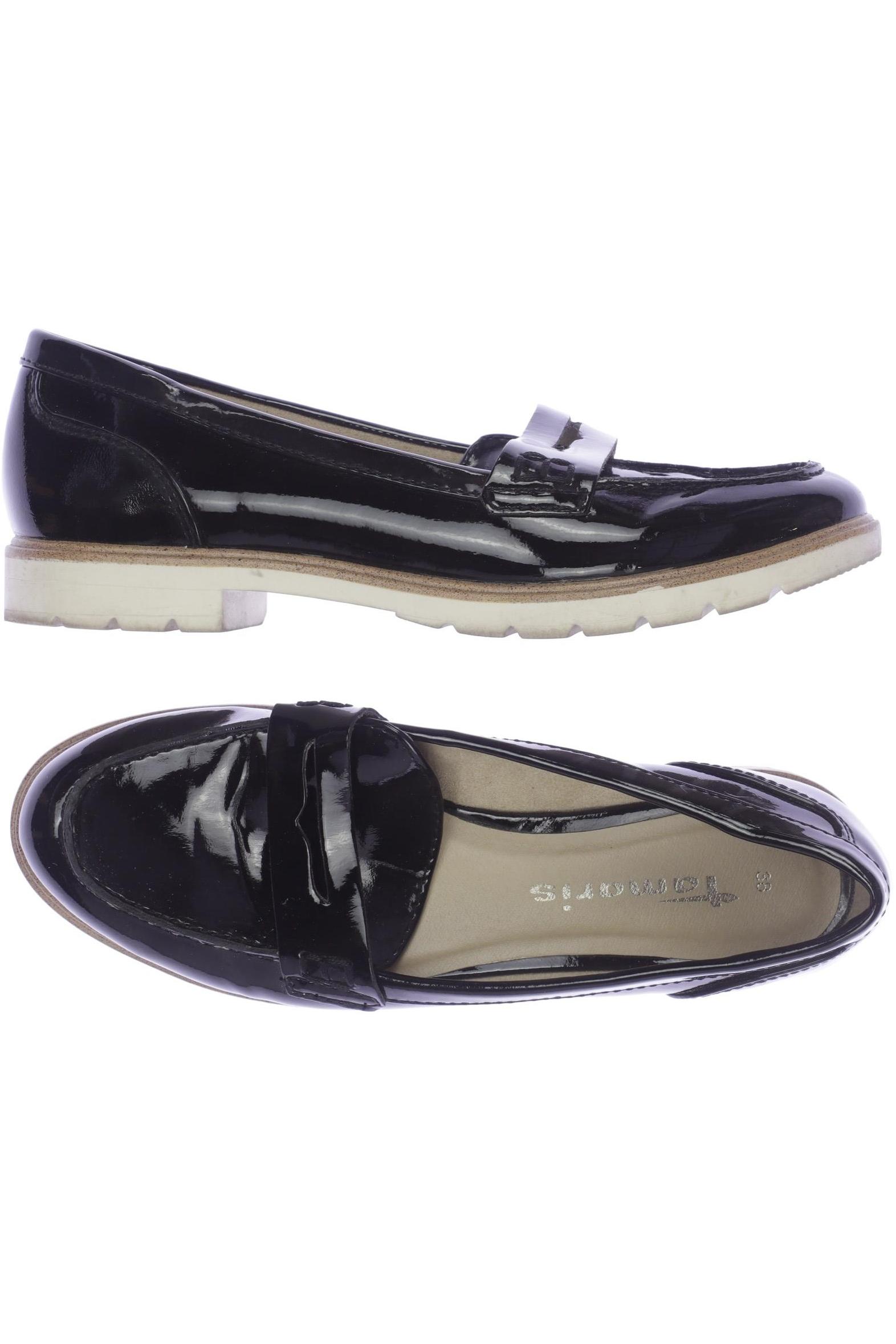 

Tamaris Damen Halbschuh, schwarz, Gr. 38