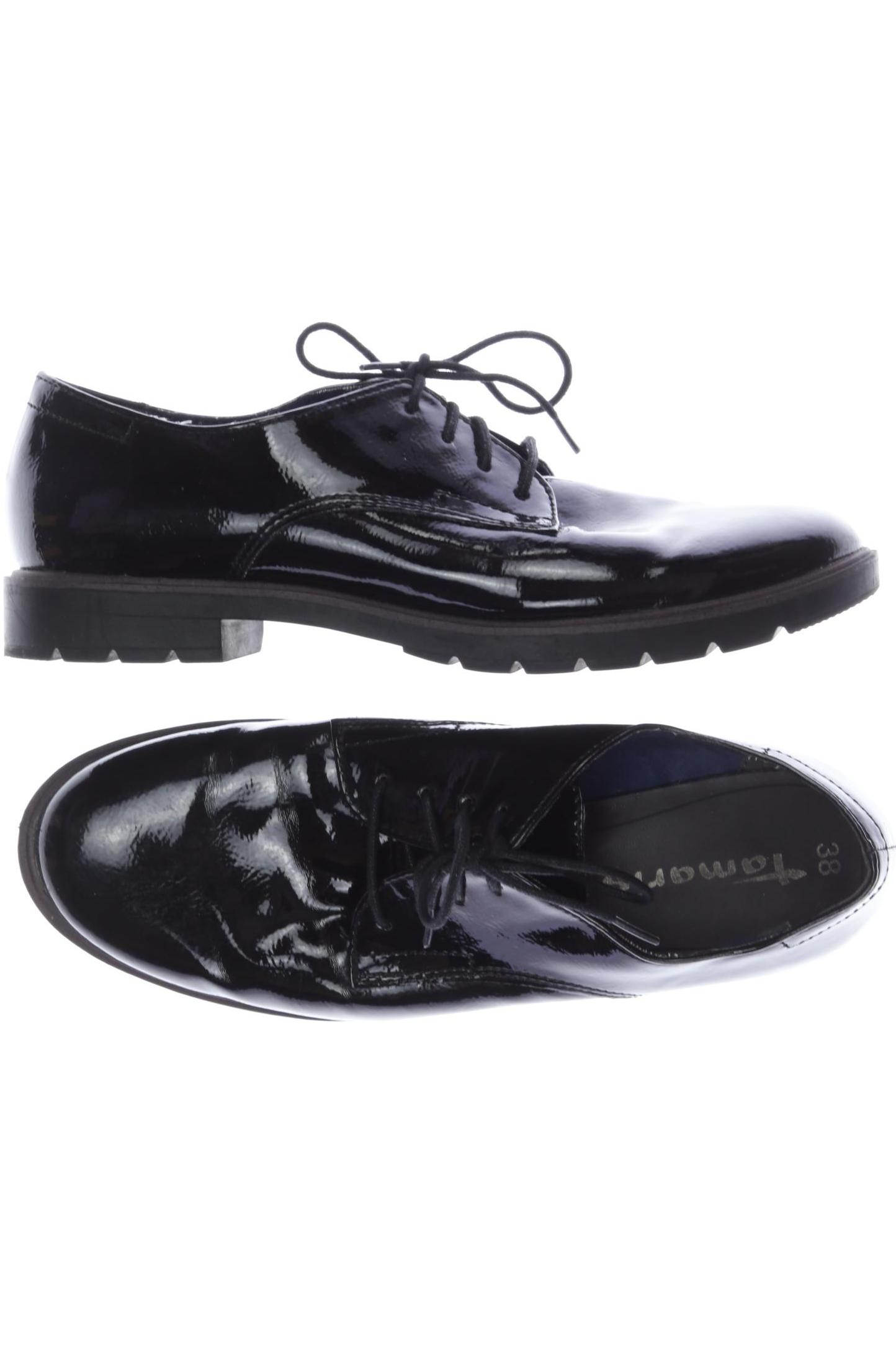 

Tamaris Damen Halbschuh, schwarz, Gr. 38
