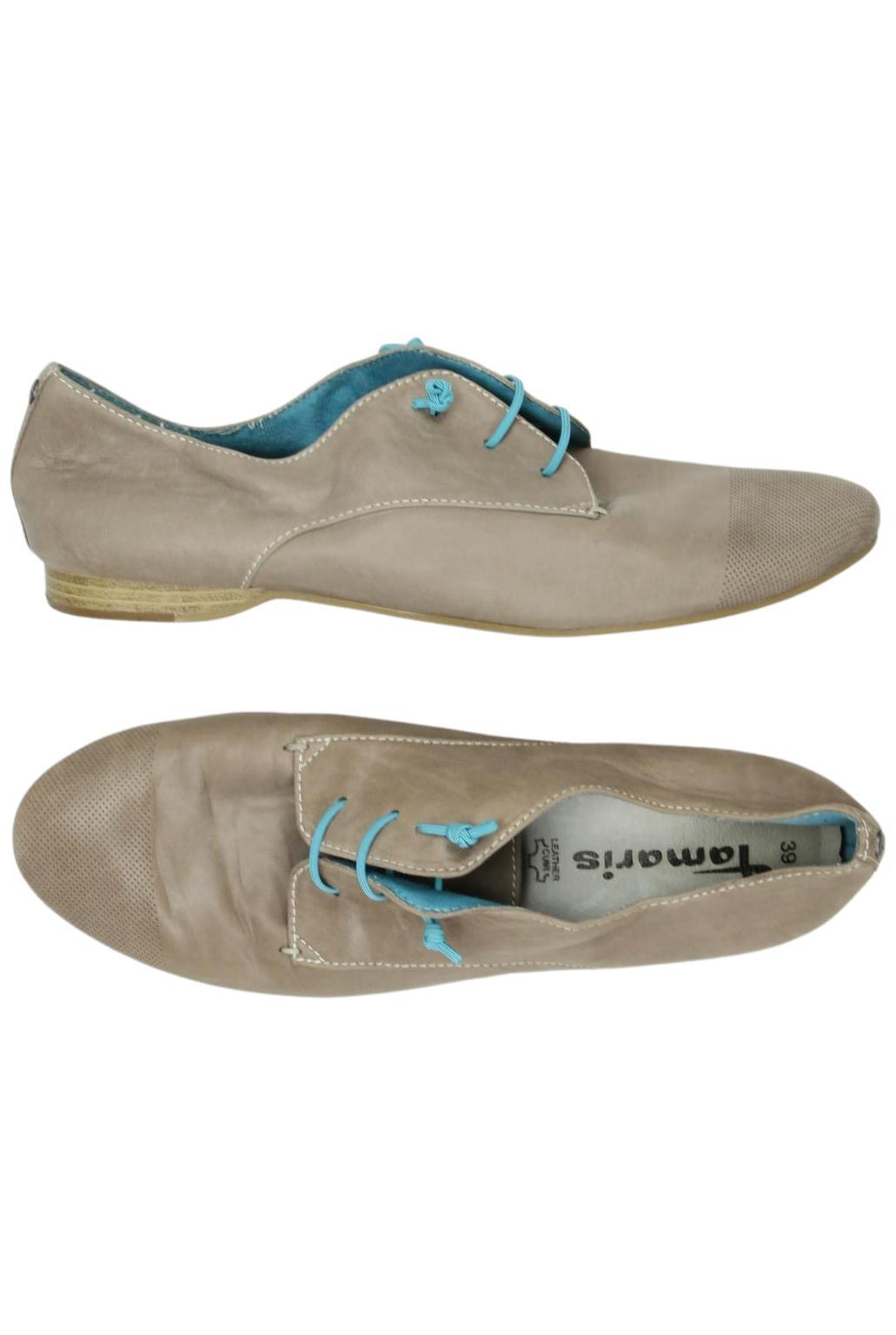 

Tamaris Damen Halbschuh, beige, Gr. 39