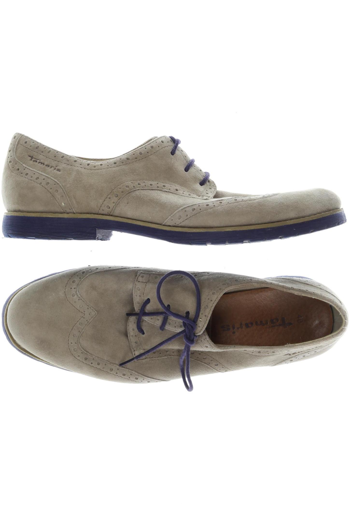 

Tamaris Damen Halbschuh, beige, Gr. 40