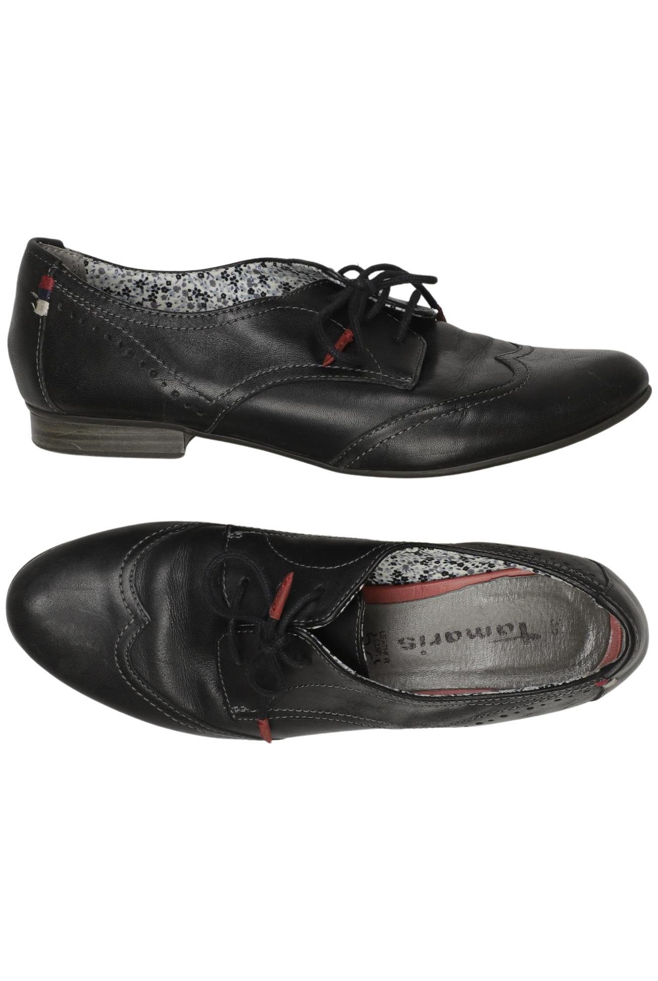 

Tamaris Damen Halbschuh, schwarz, Gr. 38