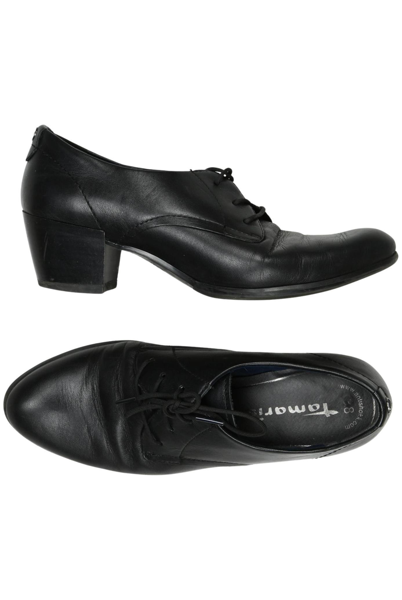 

Tamaris Damen Halbschuh, schwarz, Gr. 38