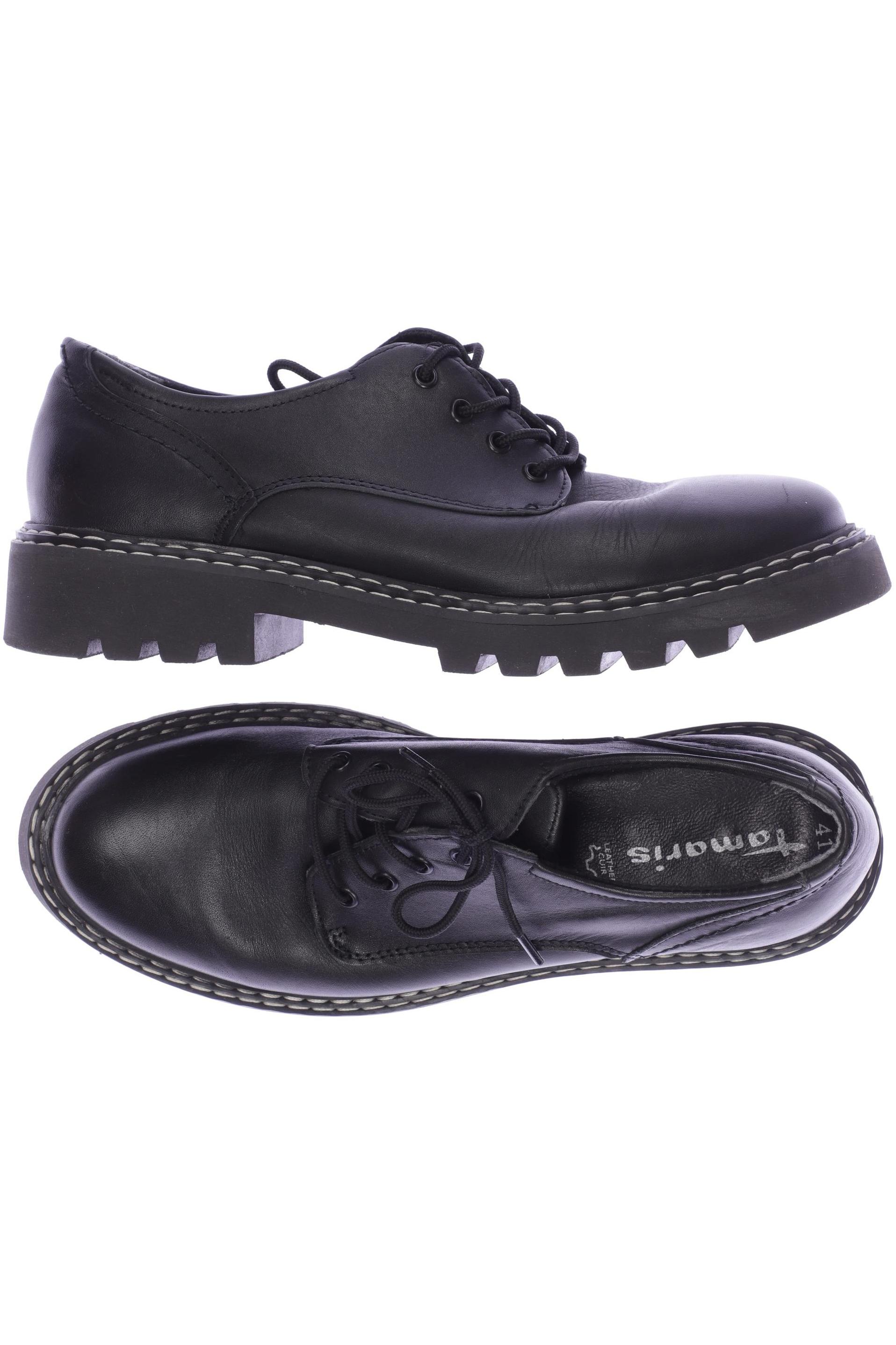 

Tamaris Damen Halbschuh, schwarz, Gr. 41