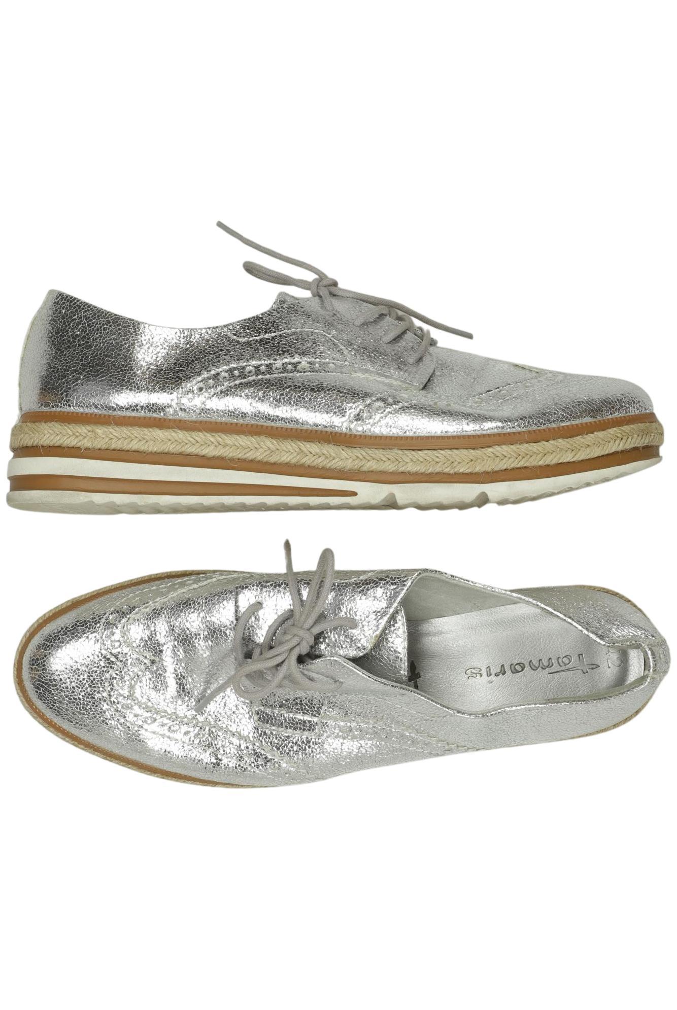 

Tamaris Damen Halbschuh, silber, Gr. 42
