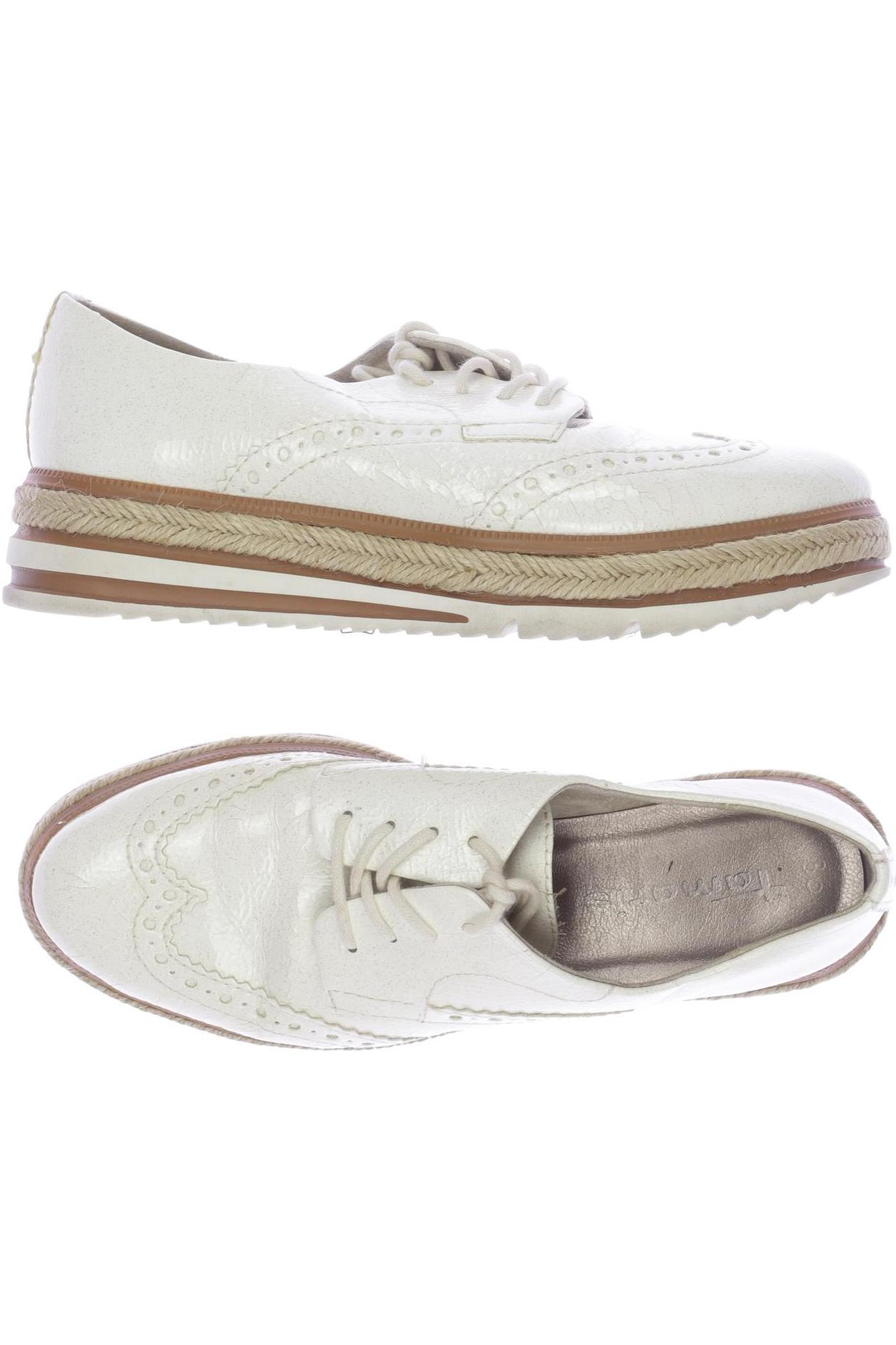 

Tamaris Damen Halbschuh, cremeweiß, Gr. 36