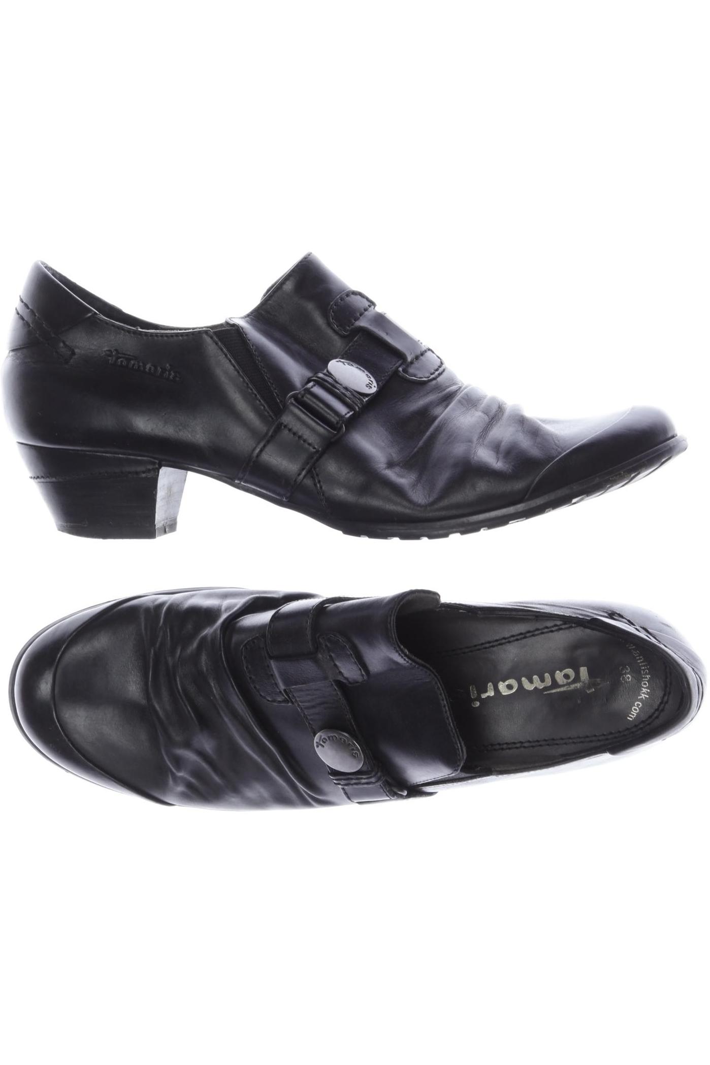 

Tamaris Damen Halbschuh, schwarz, Gr. 38