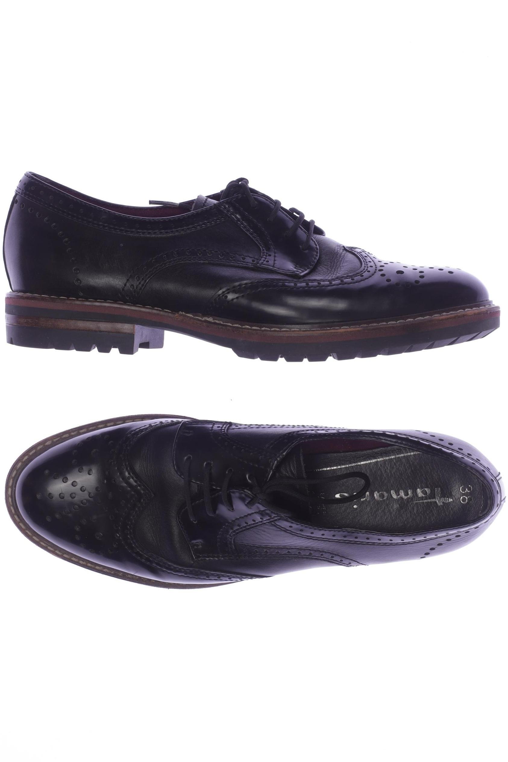 

Tamaris Damen Halbschuh, schwarz, Gr. 38